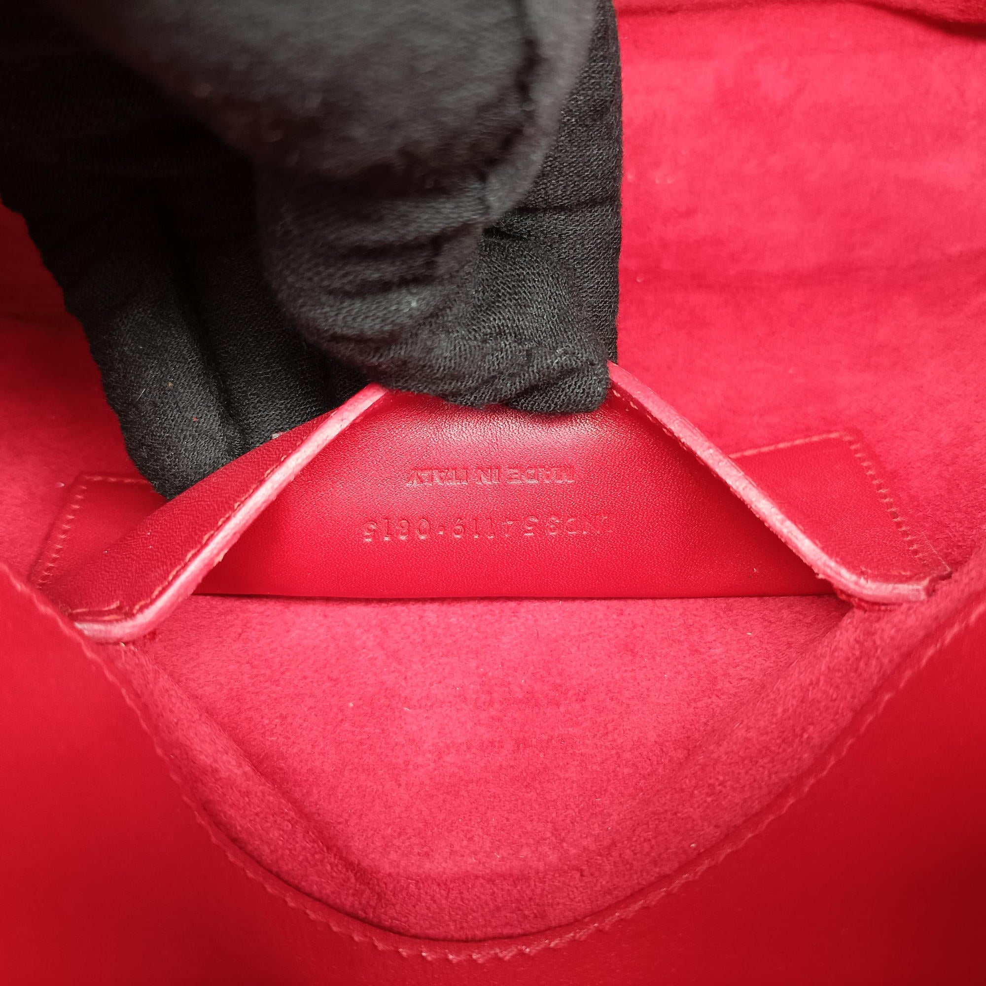 Pre-owned Yves Saint Laurent KATE Red Leather 354119 shoulderbag | stylenewstar