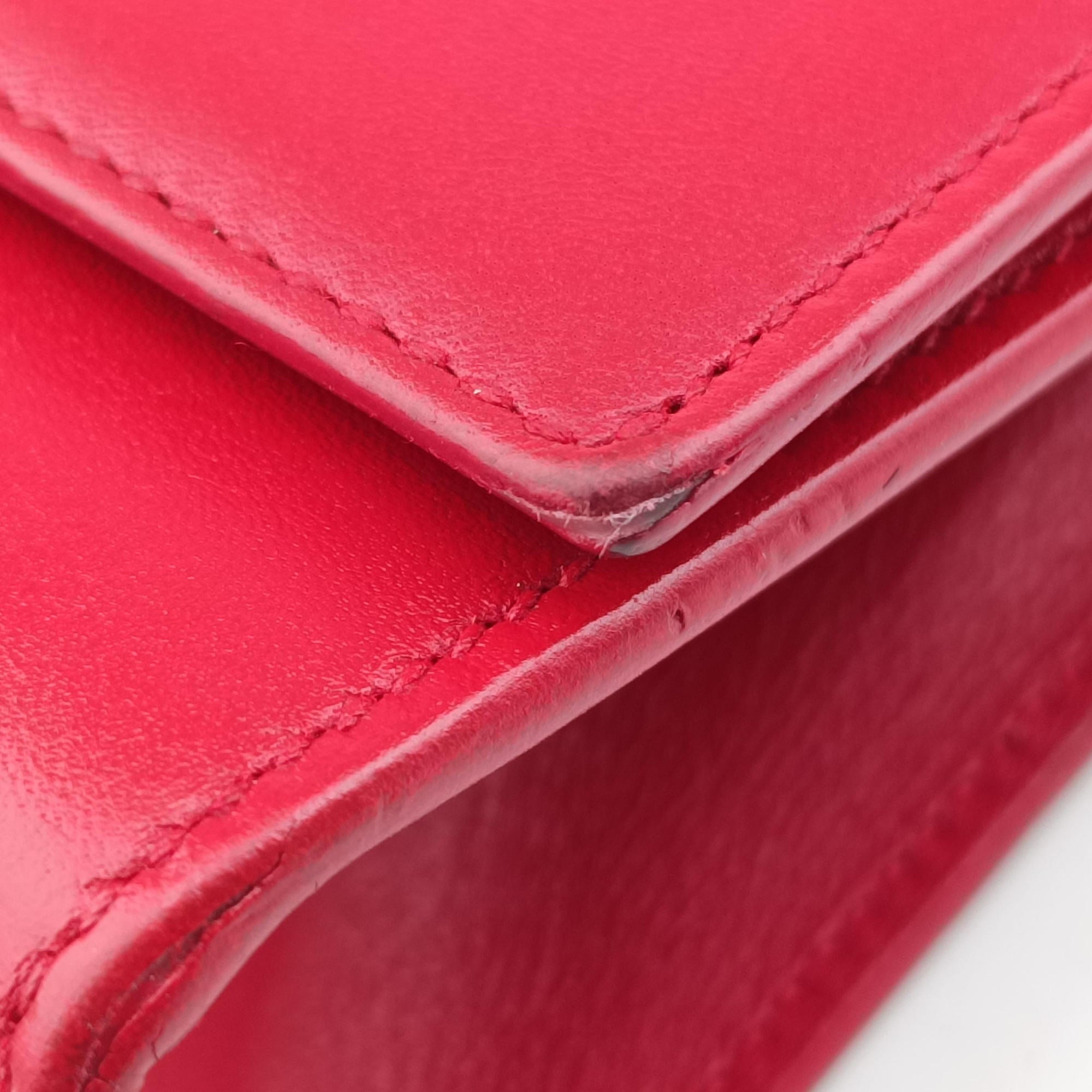 Pre-owned Yves Saint Laurent KATE Red Leather 354119 shoulderbag | stylenewstar