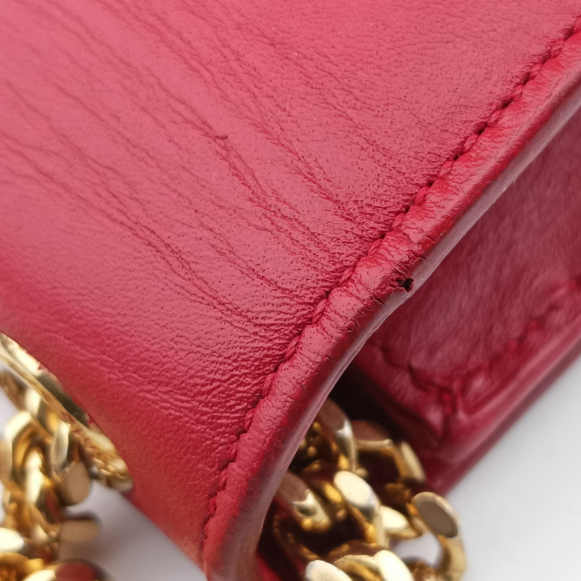 Pre-owned Yves Saint Laurent KATE Red Leather 354119 shoulderbag | stylenewstar