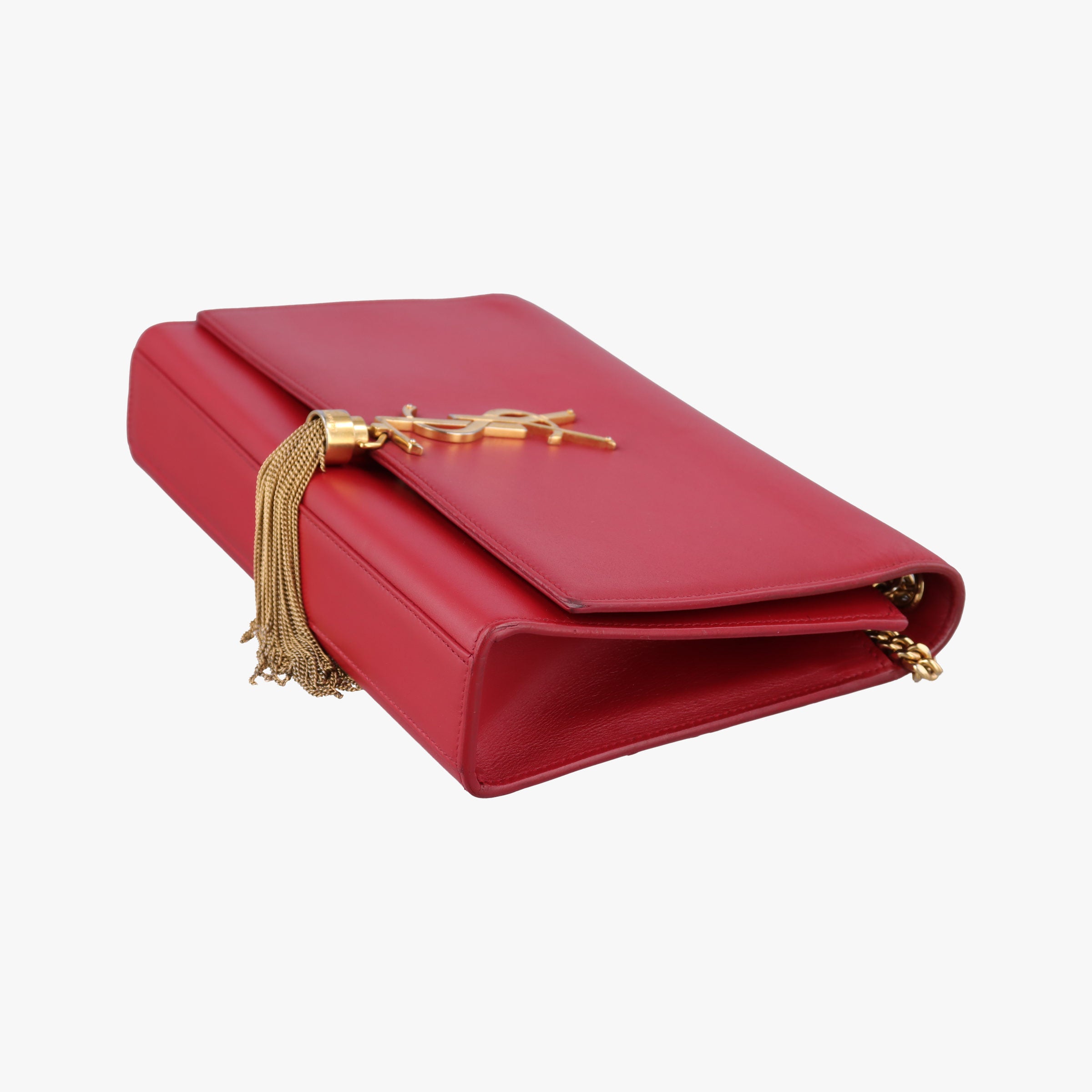 Pre-owned Yves Saint Laurent KATE Red Leather 354119 shoulderbag | stylenewstar