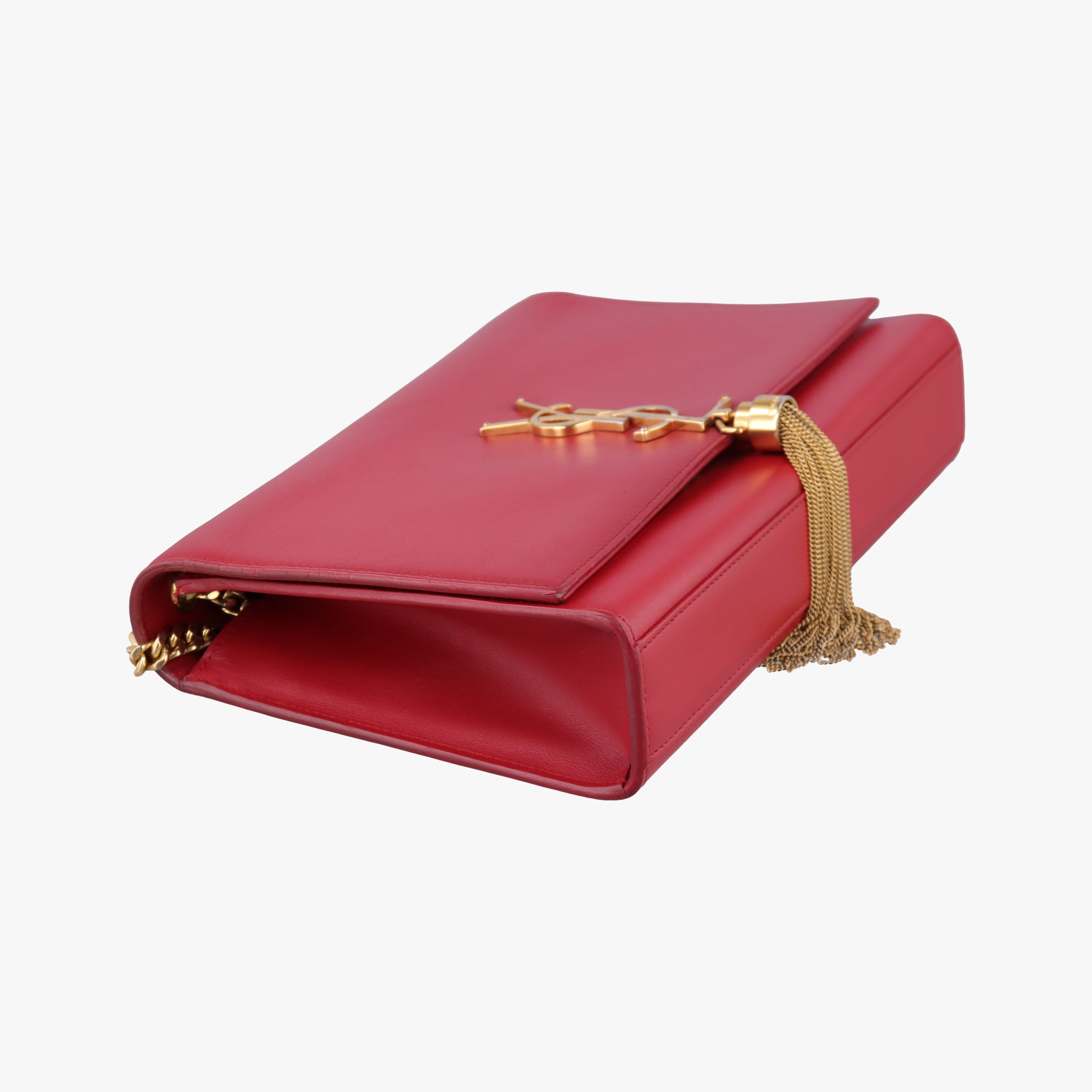 Pre-owned Yves Saint Laurent KATE Red Leather 354119 shoulderbag | stylenewstar