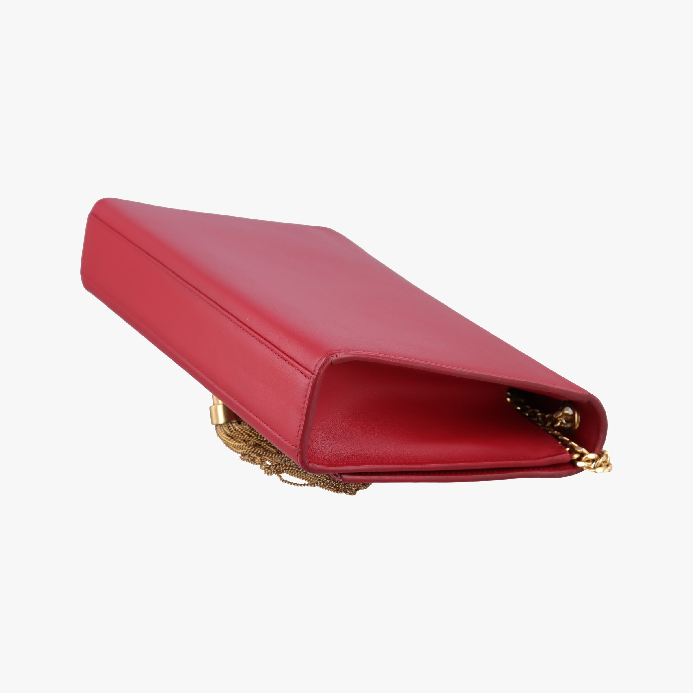 Pre-owned Yves Saint Laurent KATE Red Leather 354119 shoulderbag | stylenewstar