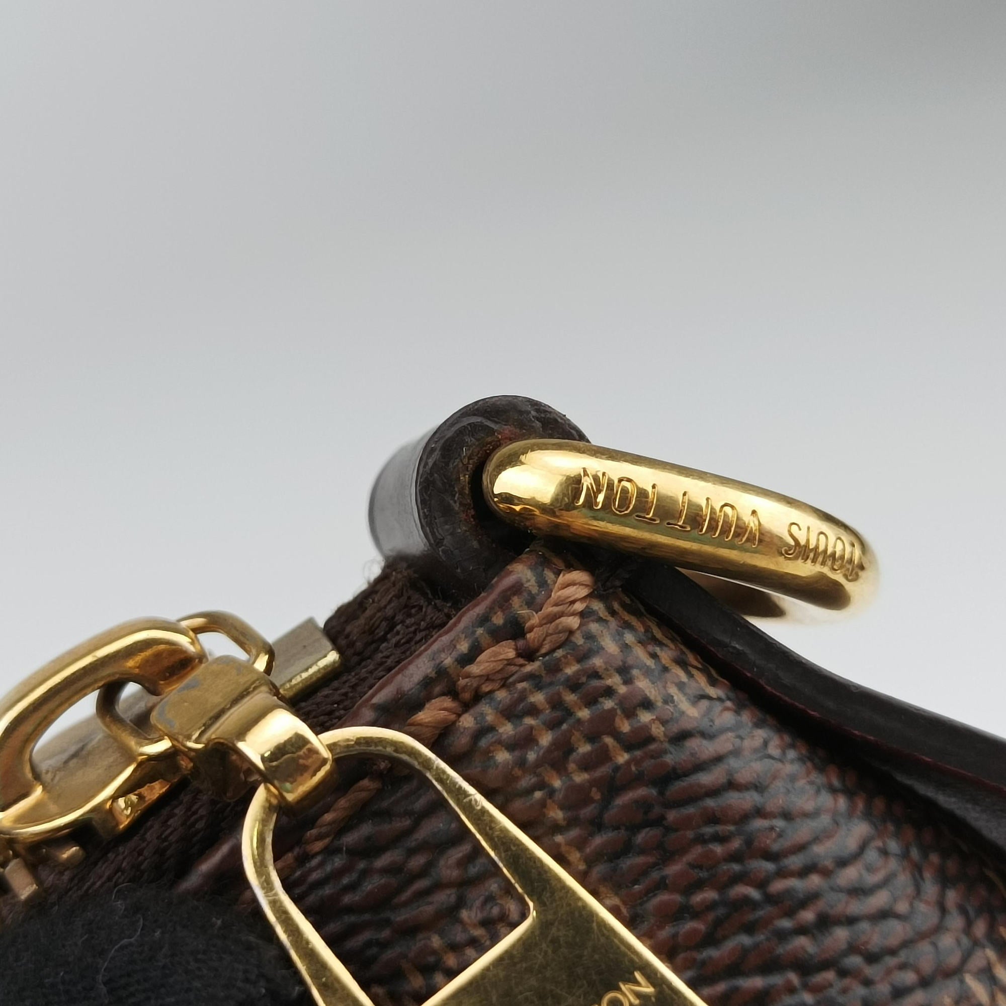 Pre-owned Louis Vuitton Lymington EBENE Damier Canvas N40023 shoulderbag | stylenewstar