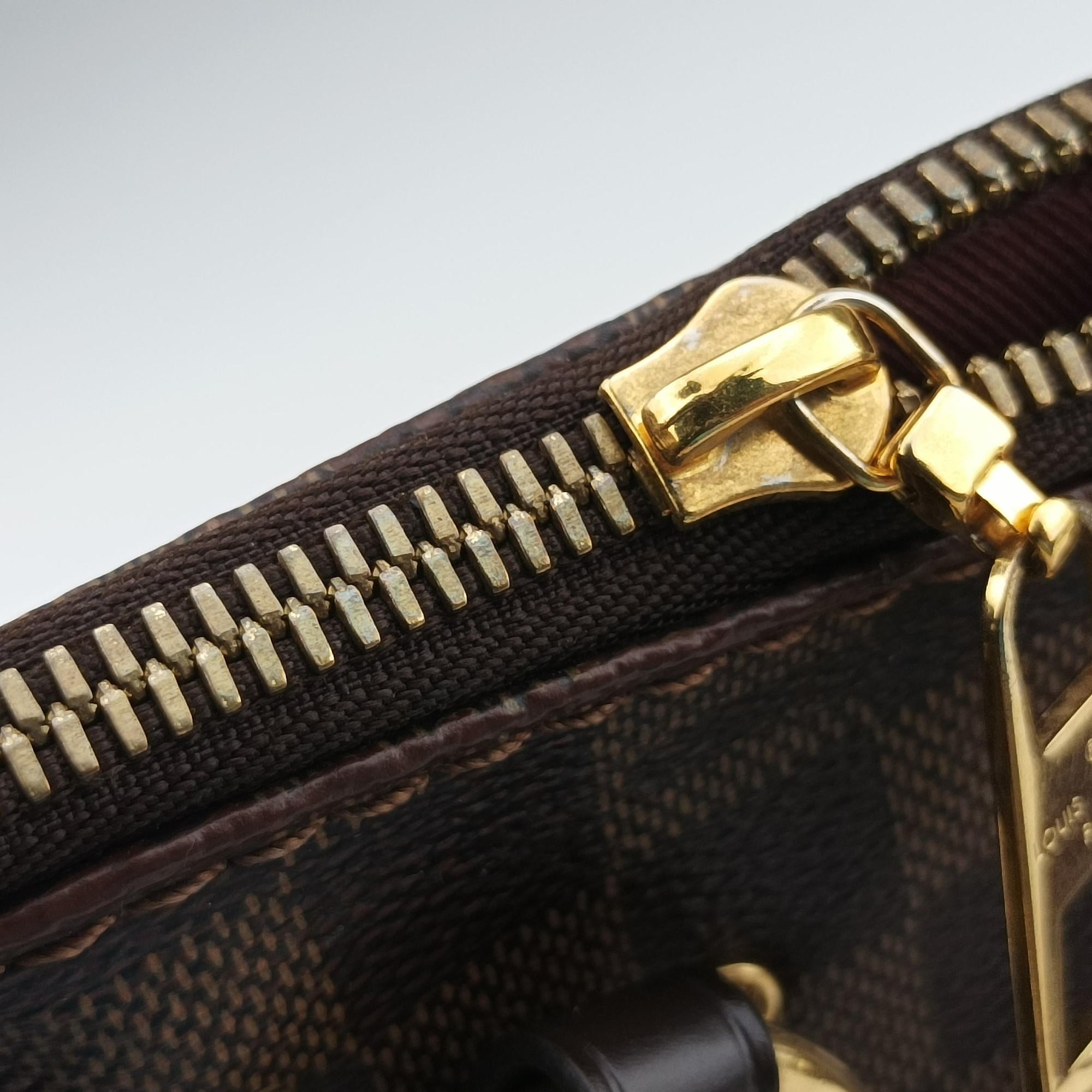 Pre-owned Louis Vuitton Lymington EBENE Damier Canvas N40023 shoulderbag | stylenewstar