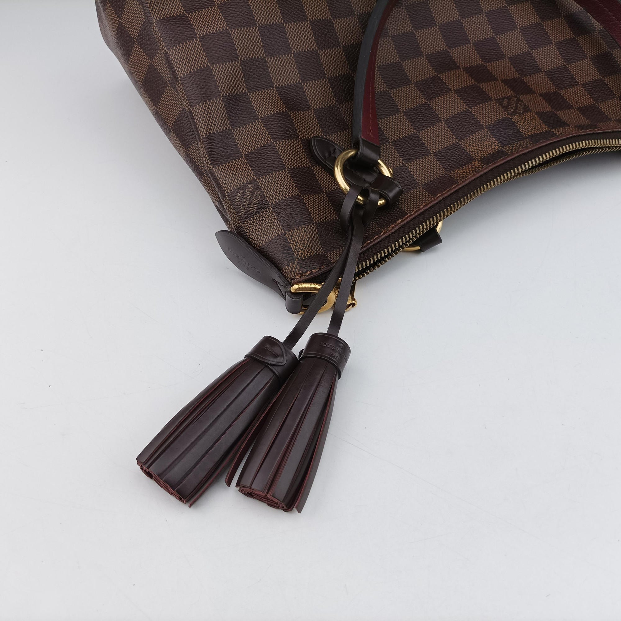 Pre-owned Louis Vuitton Lymington EBENE Damier Canvas N40023 shoulderbag | stylenewstar