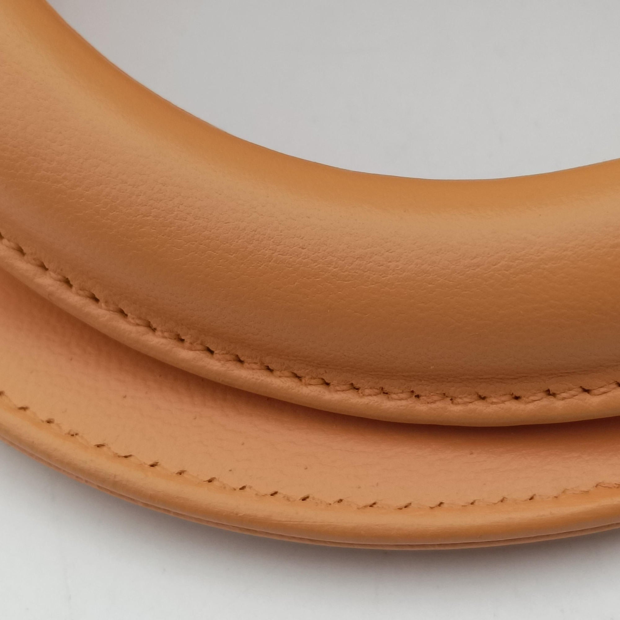 Secondhand Christian Dior Lady Dior Orange lambskin  handbag | stylenewstar