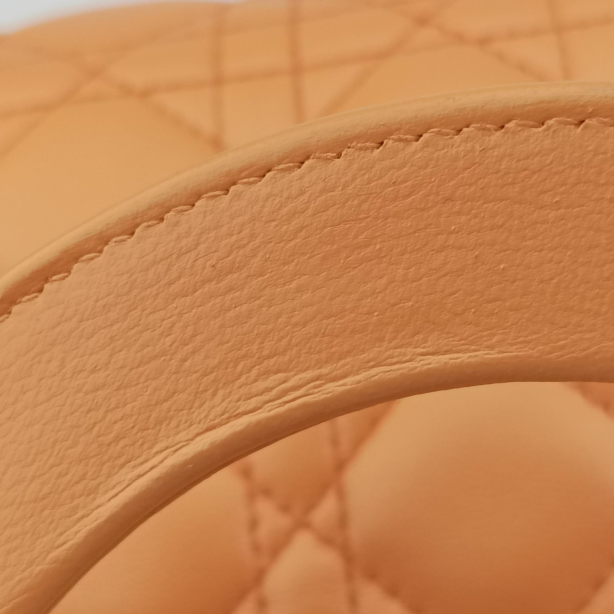 Secondhand Christian Dior Lady Dior Orange lambskin  handbag | stylenewstar