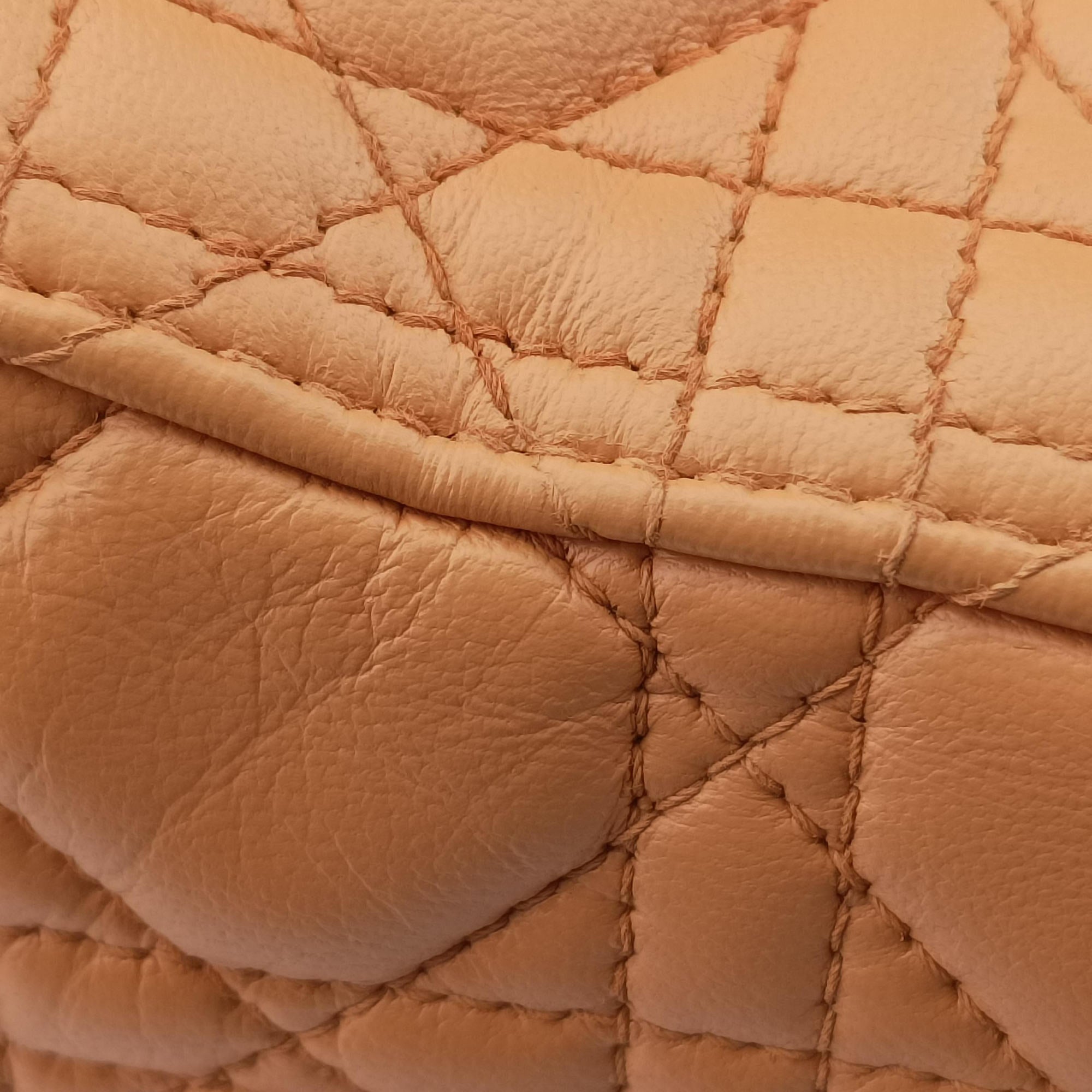 Secondhand Christian Dior Lady Dior Orange lambskin  handbag | stylenewstar