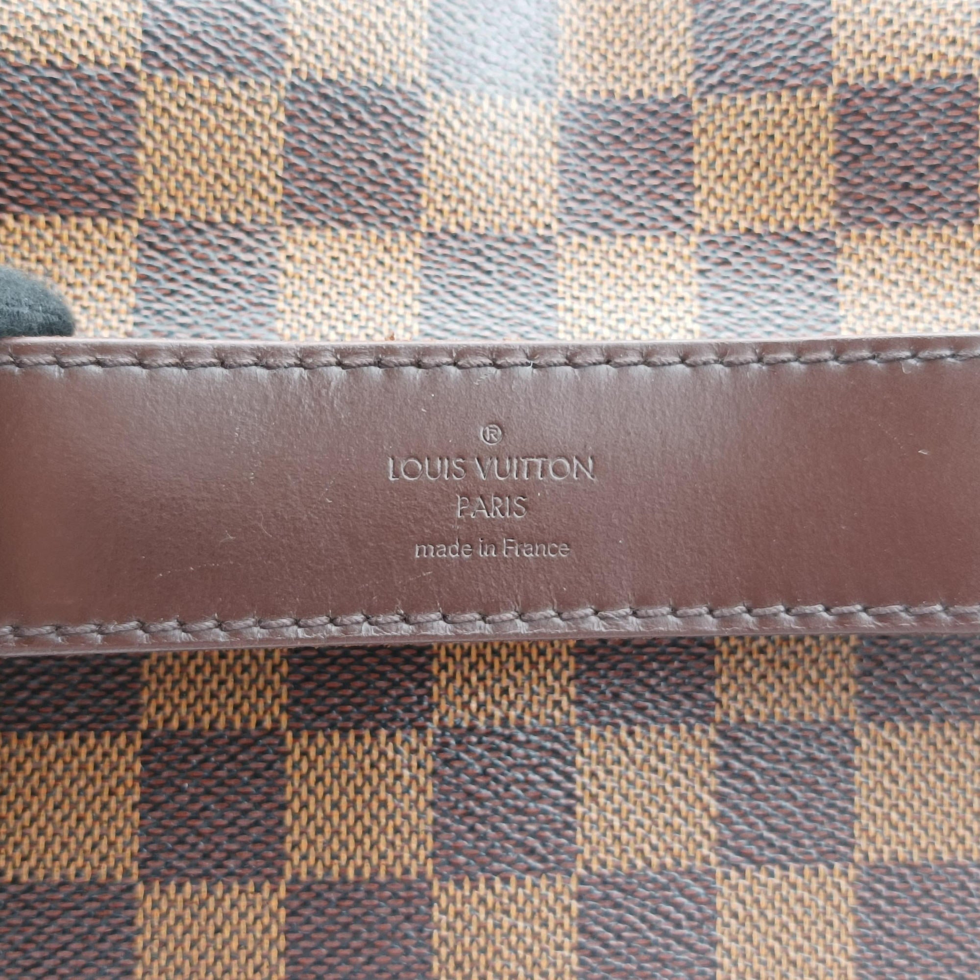 Secondhand Louis Vuitton SHELTON EBENE Damier Canvas N41149 shoulderbag | stylenewstar