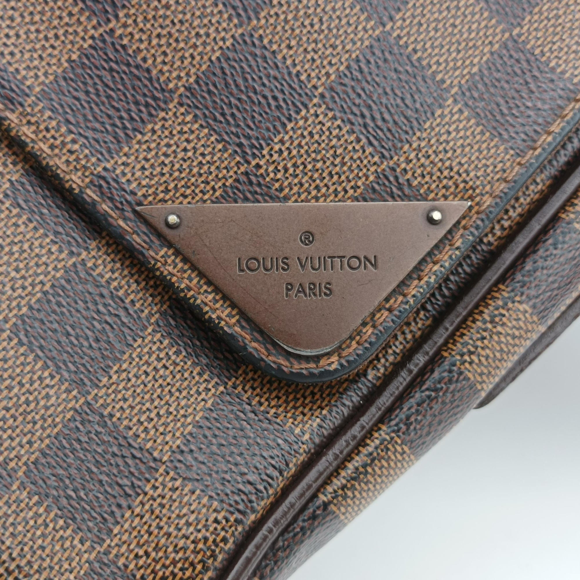 Secondhand Louis Vuitton SHELTON EBENE Damier Canvas N41149 shoulderbag | stylenewstar