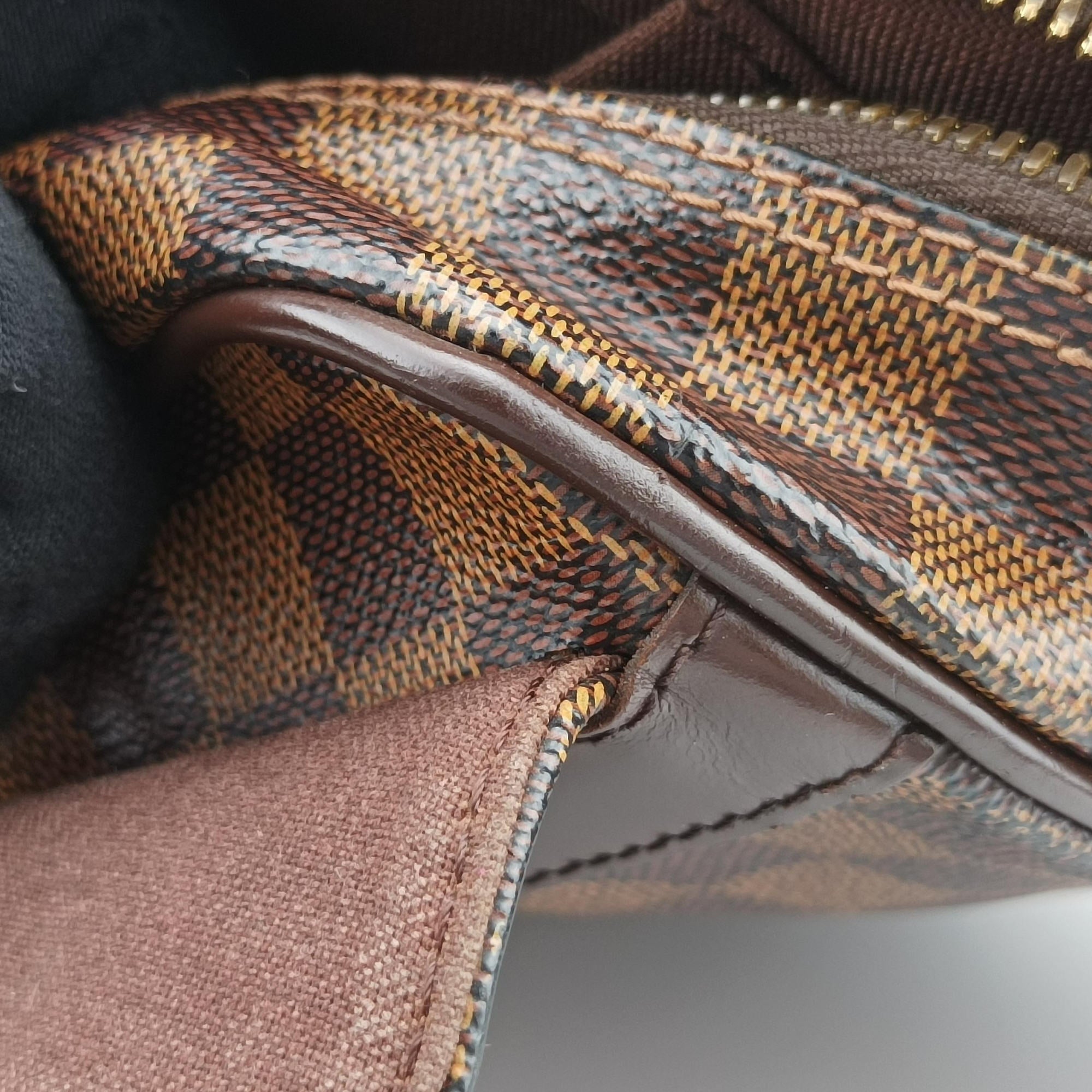 Secondhand Louis Vuitton SHELTON EBENE Damier Canvas N41149 shoulderbag | stylenewstar