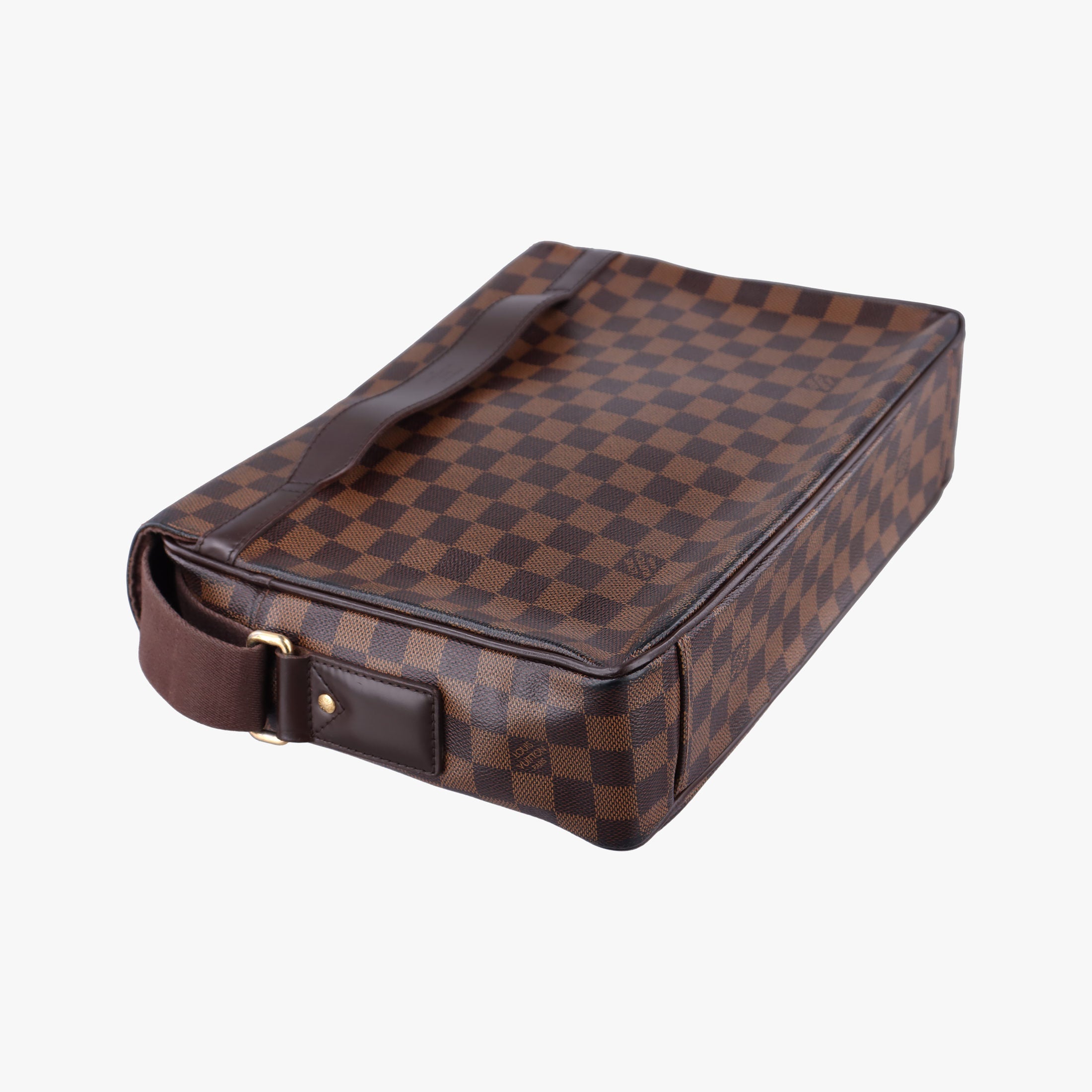 Secondhand Louis Vuitton SHELTON EBENE Damier Canvas N41149 shoulderbag | stylenewstar