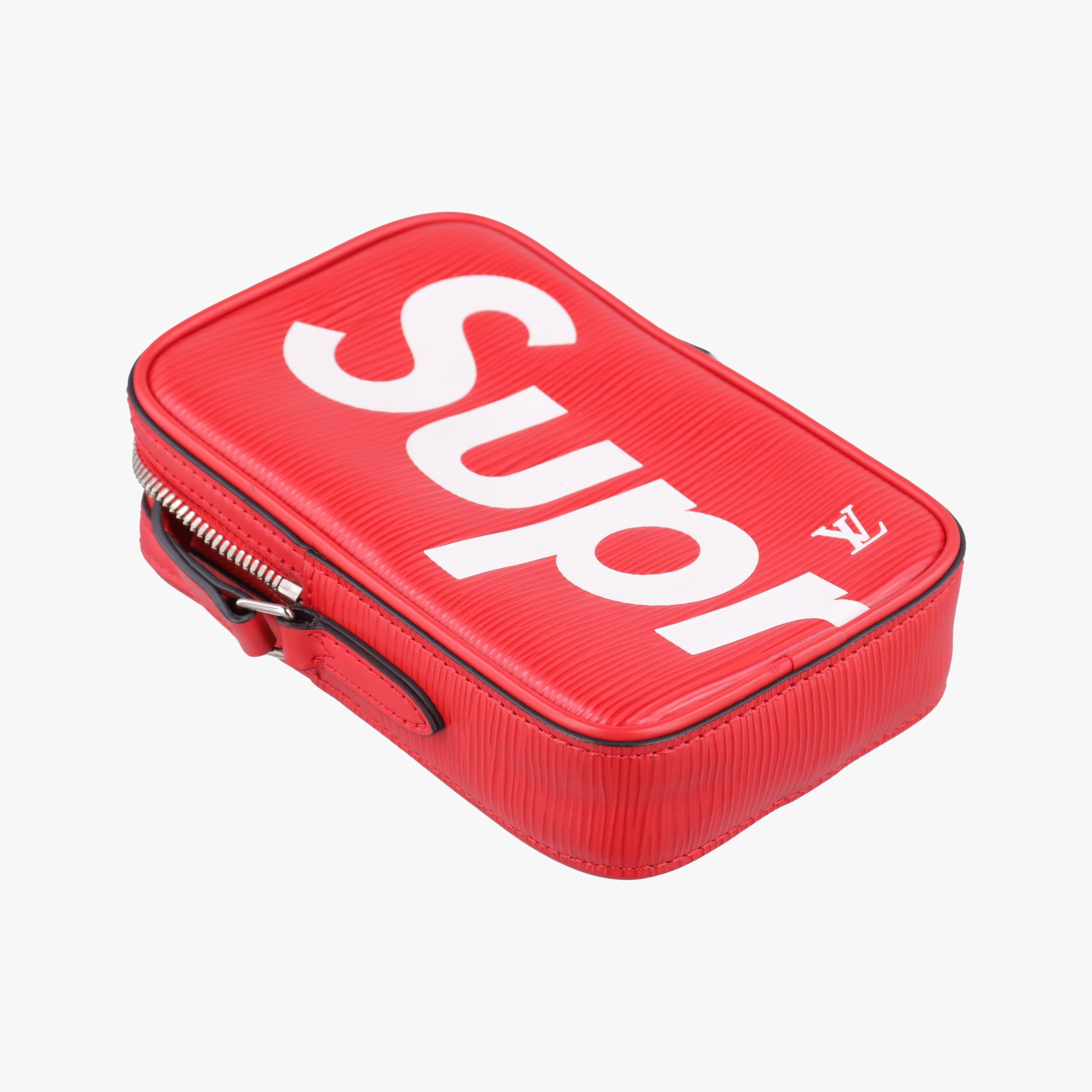 Pre-owned Louis Vuitton Danube PPM Supreme Collaboration ROUGE×white Epi M53434 shoulderbag | stylenewstar