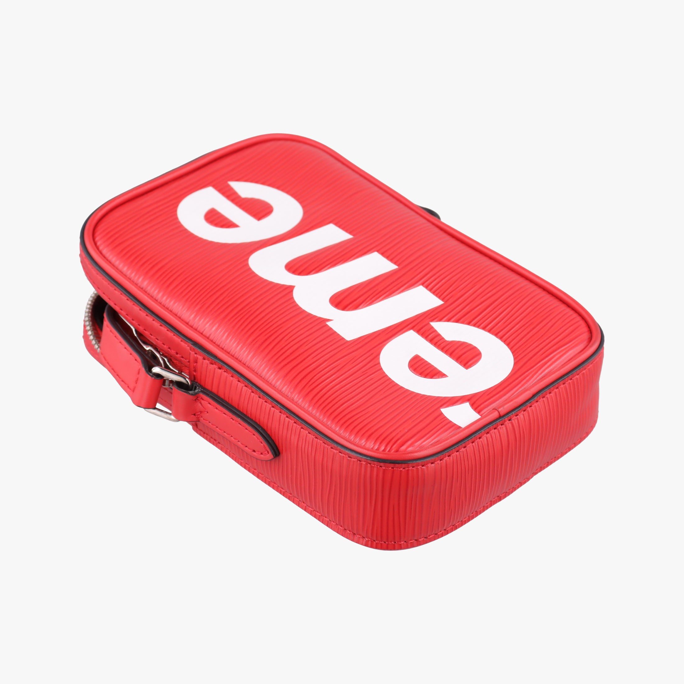 Pre-owned Louis Vuitton Danube PPM Supreme Collaboration ROUGE×white Epi M53434 shoulderbag | stylenewstar