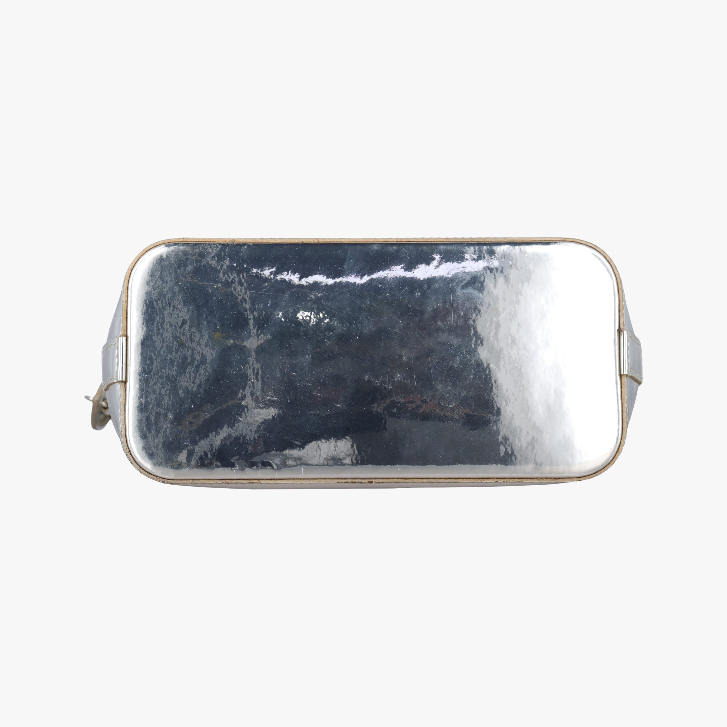 Pre-owned Louis Vuitton Lockit Silver Monogram Miroir M95449 handbag | stylenewstar