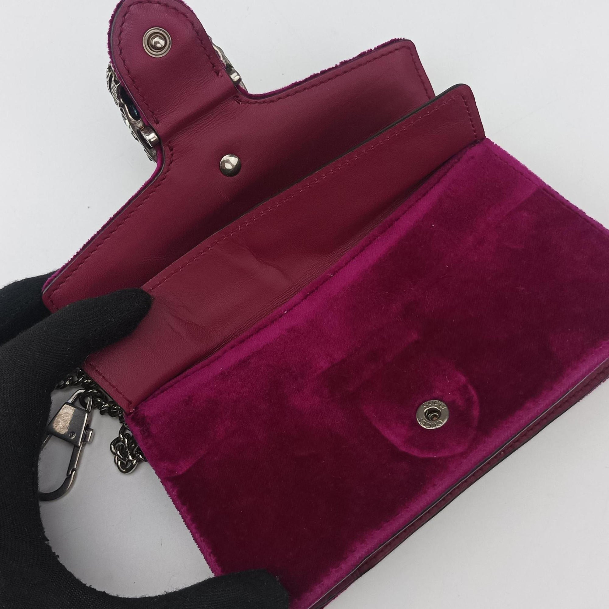 Vintage Gucci Dionysus Purple velour×Leather 476432 shoulderbag | stylenewstar
