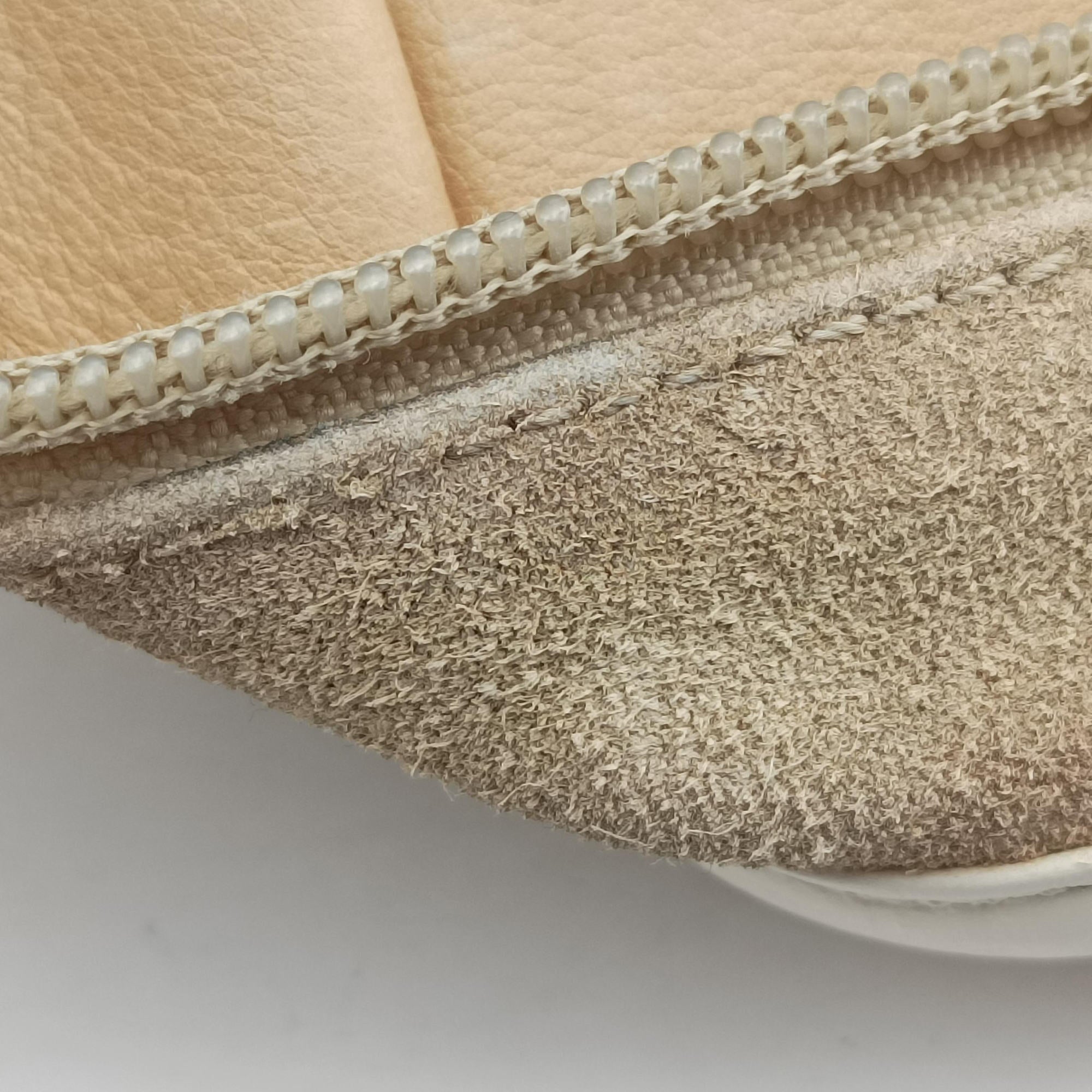 Secondhand Loewe Amazona White×Beige Suede×leather  handbag | stylenewstar