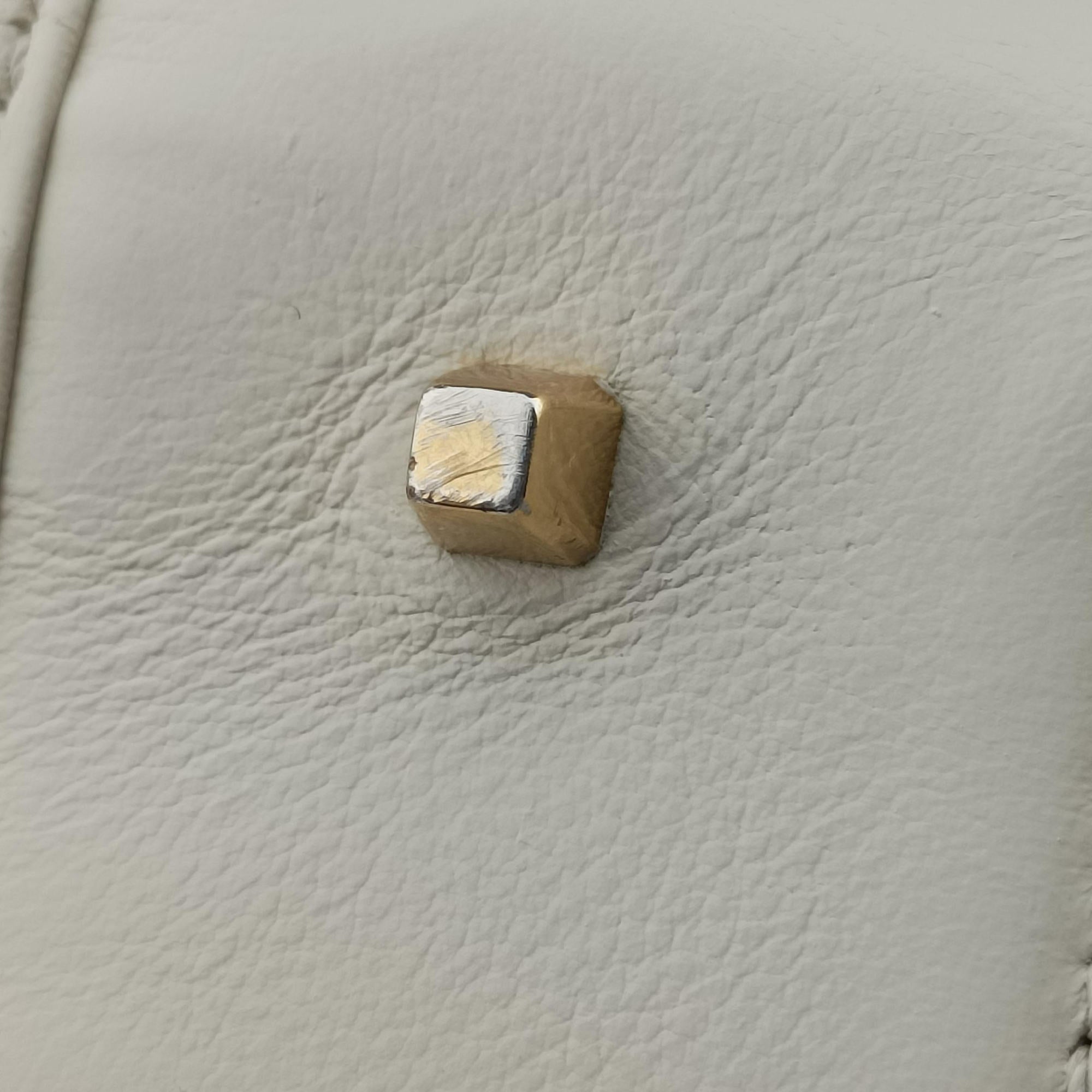 Secondhand Loewe Amazona White×Beige Suede×leather  handbag | stylenewstar