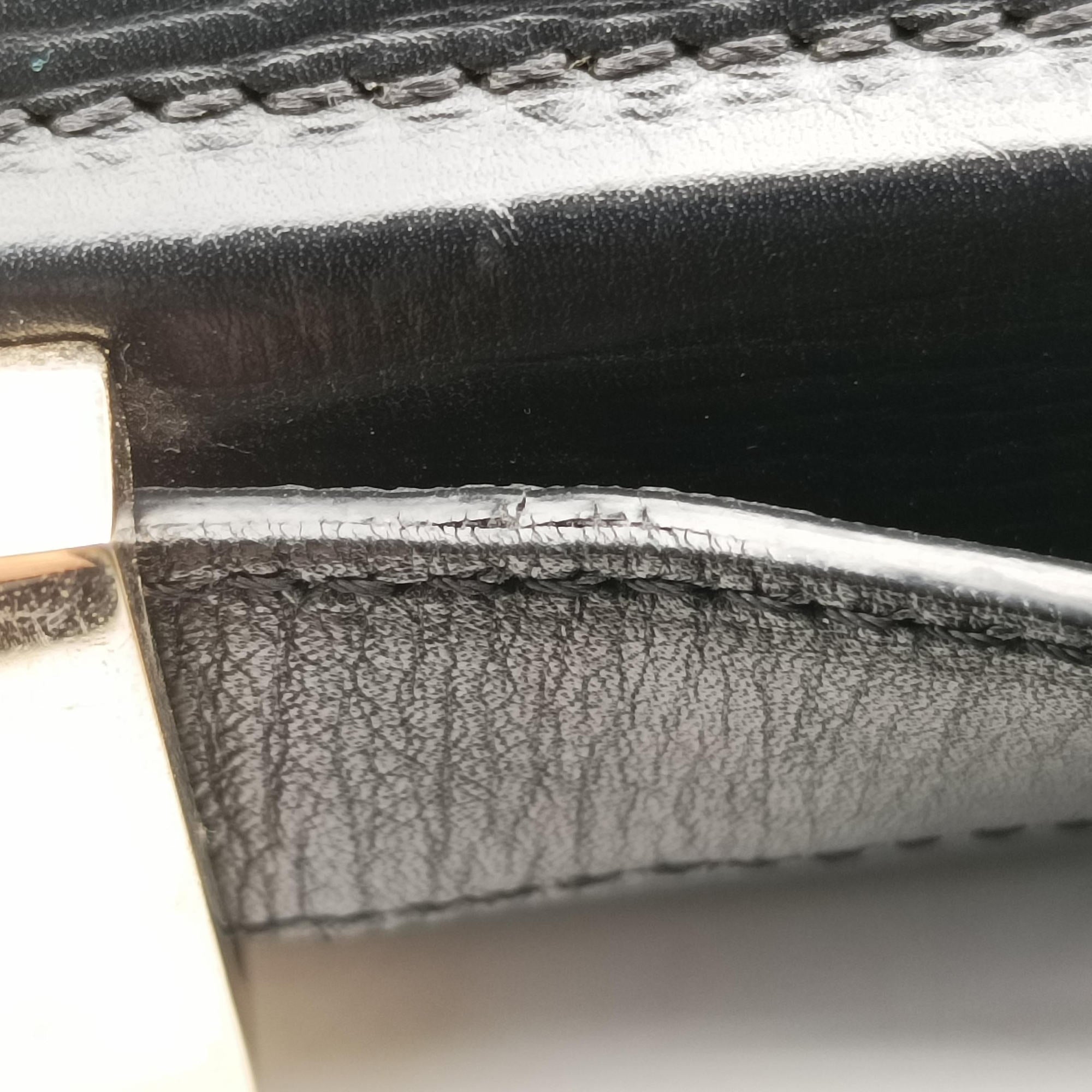 Pre-owned Givenchy Pandora Black Leather  shoulderbag | stylenewstar