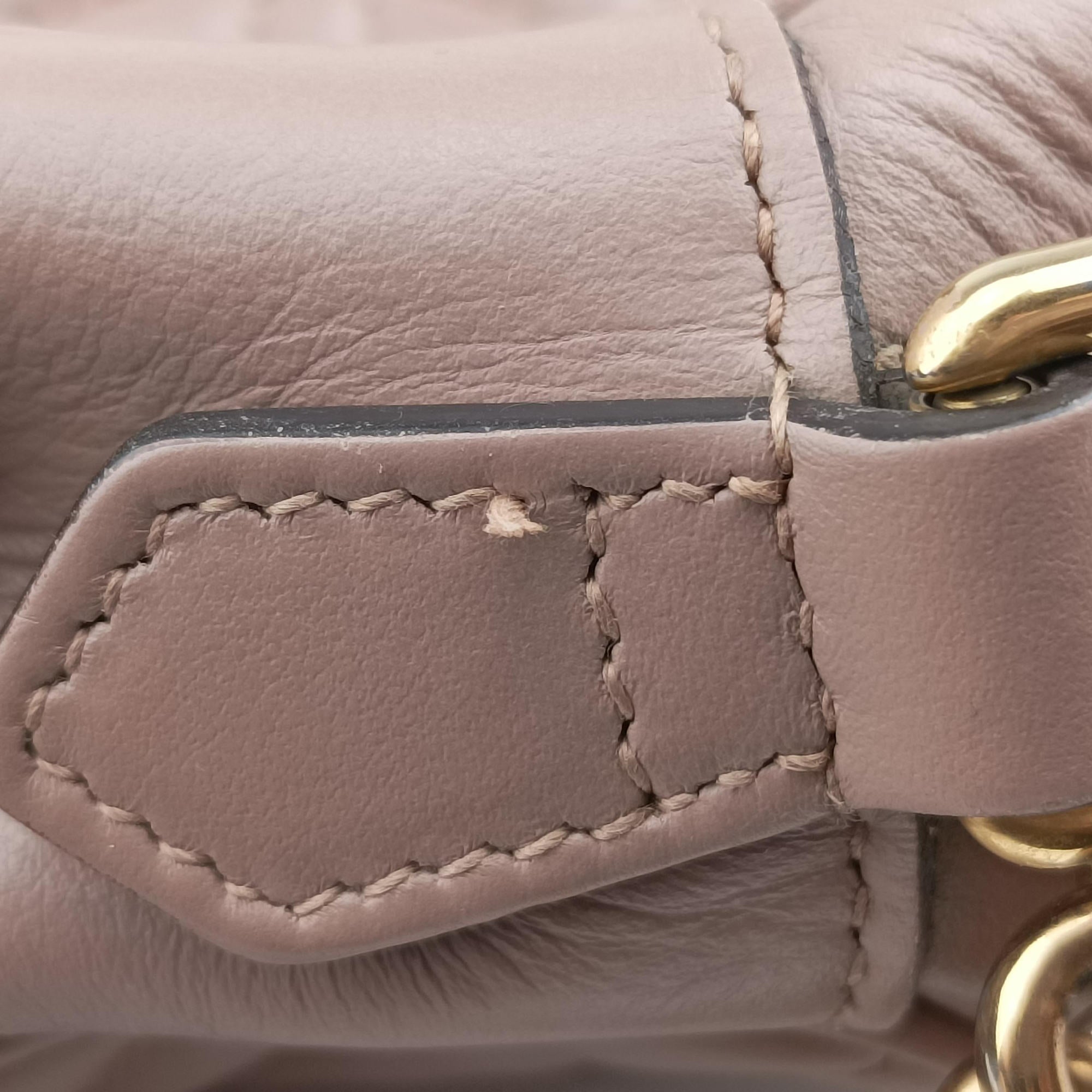 Pre-owned Gucci GG Marmont beige Leather 447632 shoulderbag | stylenewstar