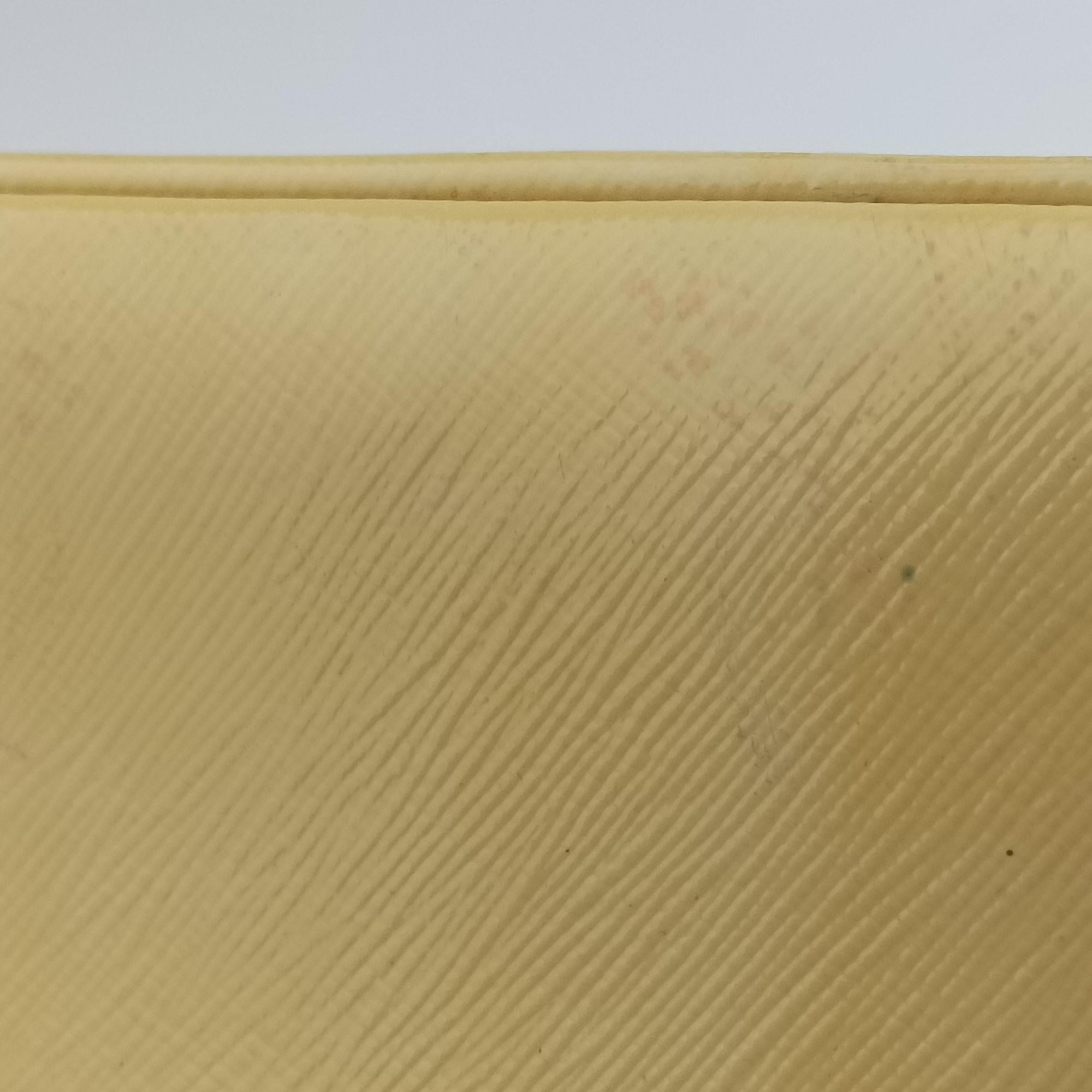 Pre-owned Prada Promenade Yellow SAFFIANO Leather BN2558 handbag | stylenewstar