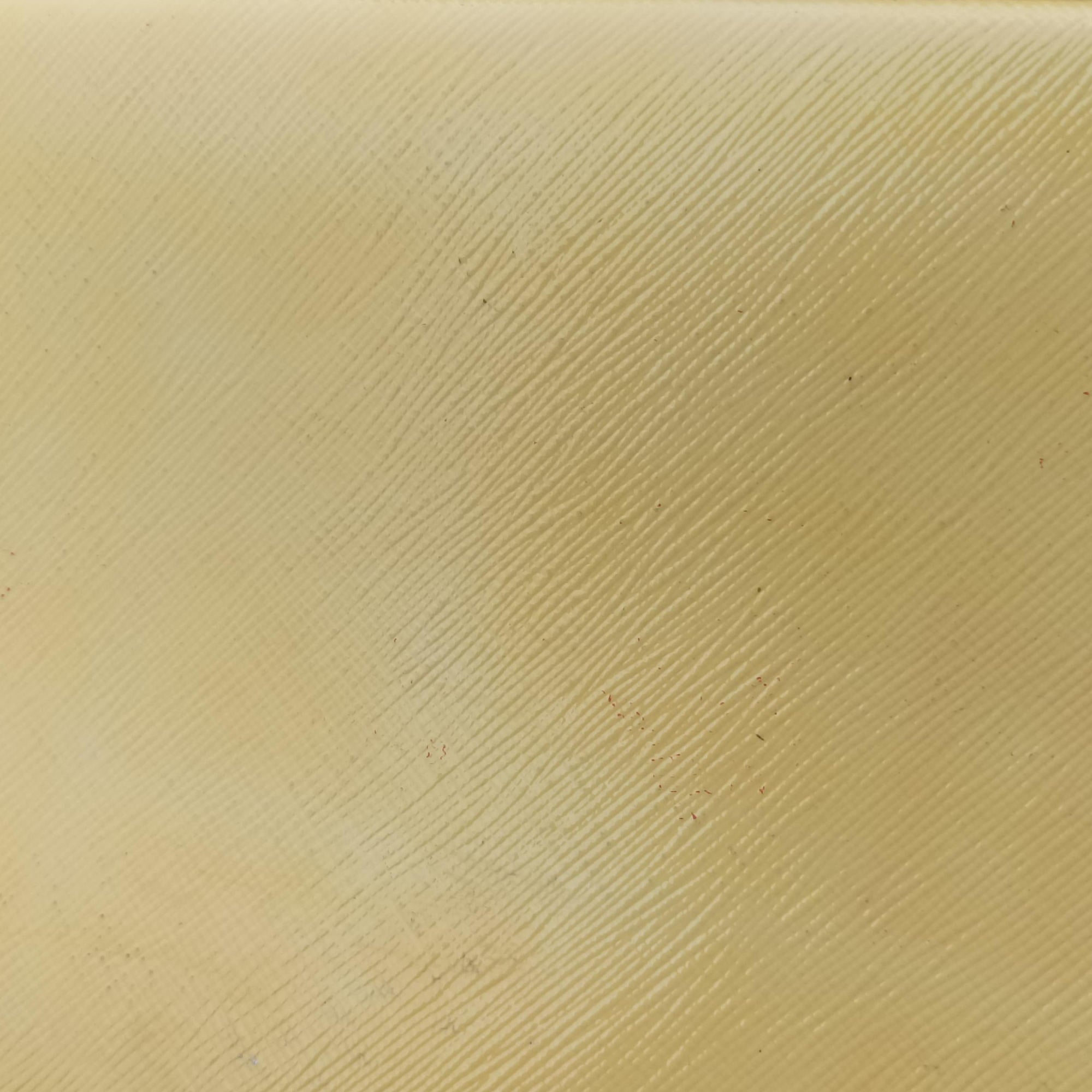 Pre-owned Prada Promenade Yellow SAFFIANO Leather BN2558 handbag | stylenewstar