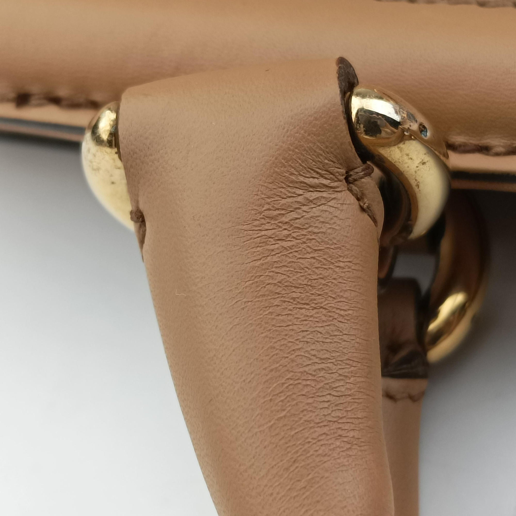 Pre-owned Gucci horse bit Brown leather 296900 handbag | stylenewstar