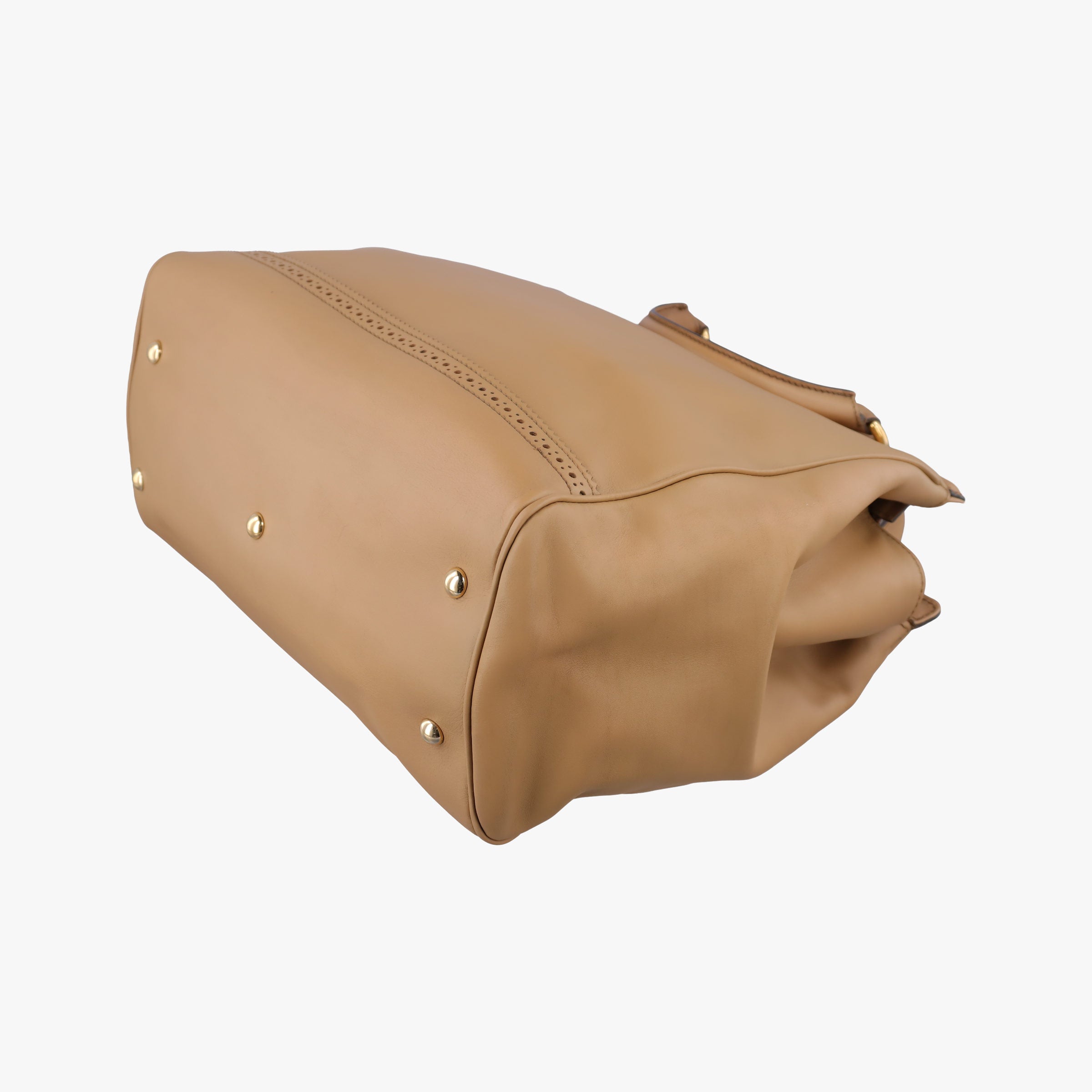 Pre-owned Gucci horse bit Brown leather 296900 handbag | stylenewstar