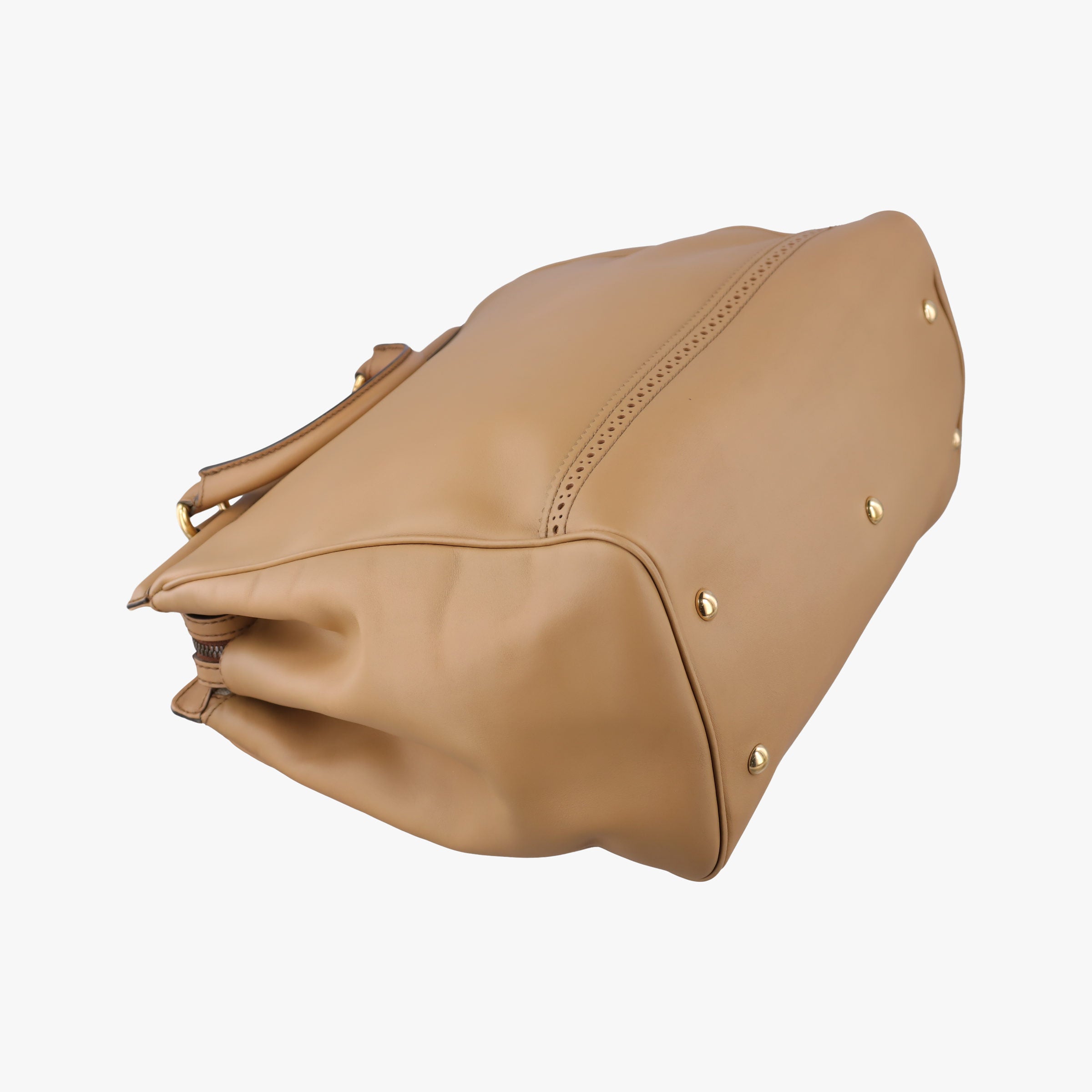 Pre-owned Gucci horse bit Brown leather 296900 handbag | stylenewstar