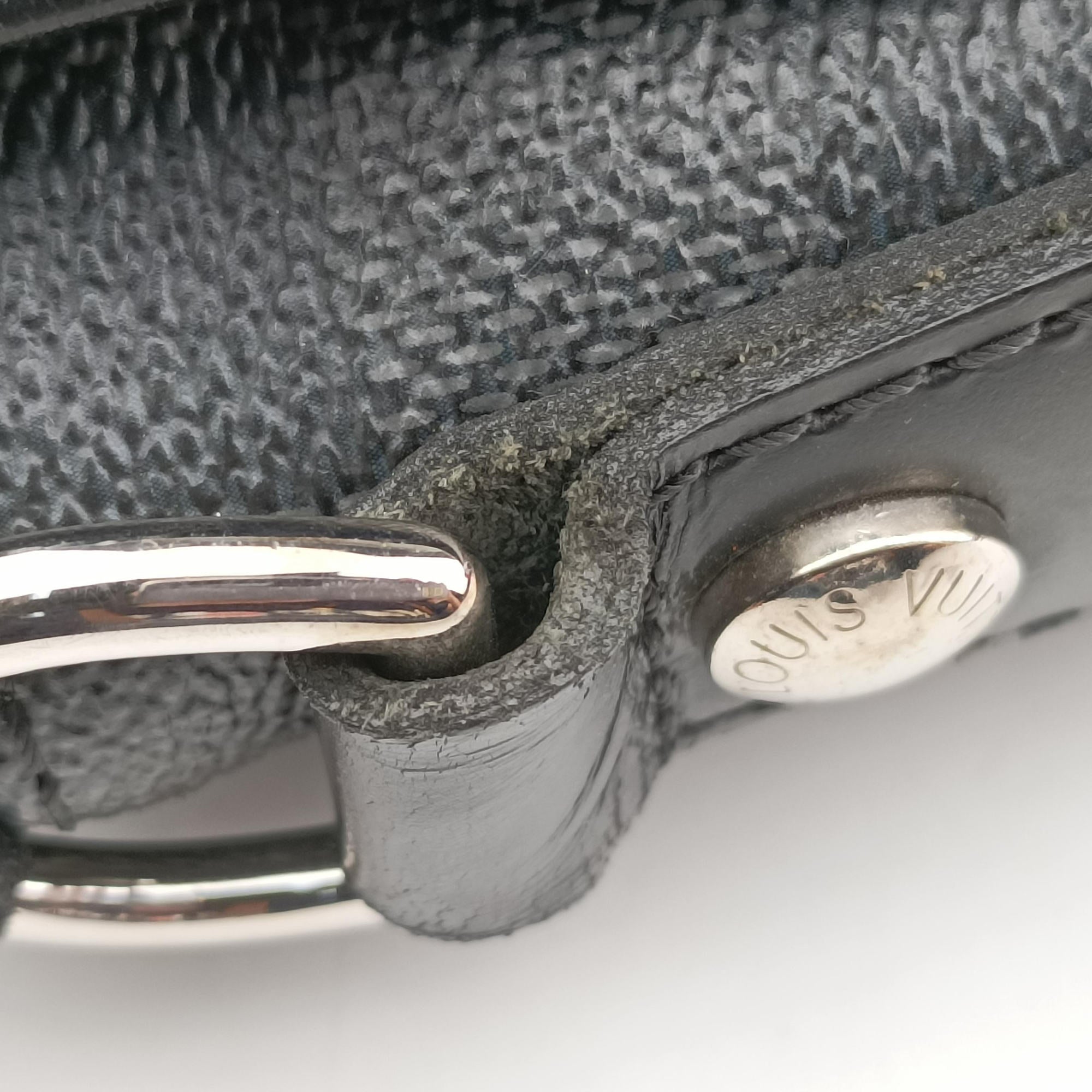 Pre-owned Louis Vuitton DANIEL GM Noir Damier Graphite N58033 shoulderbag | stylenewstar