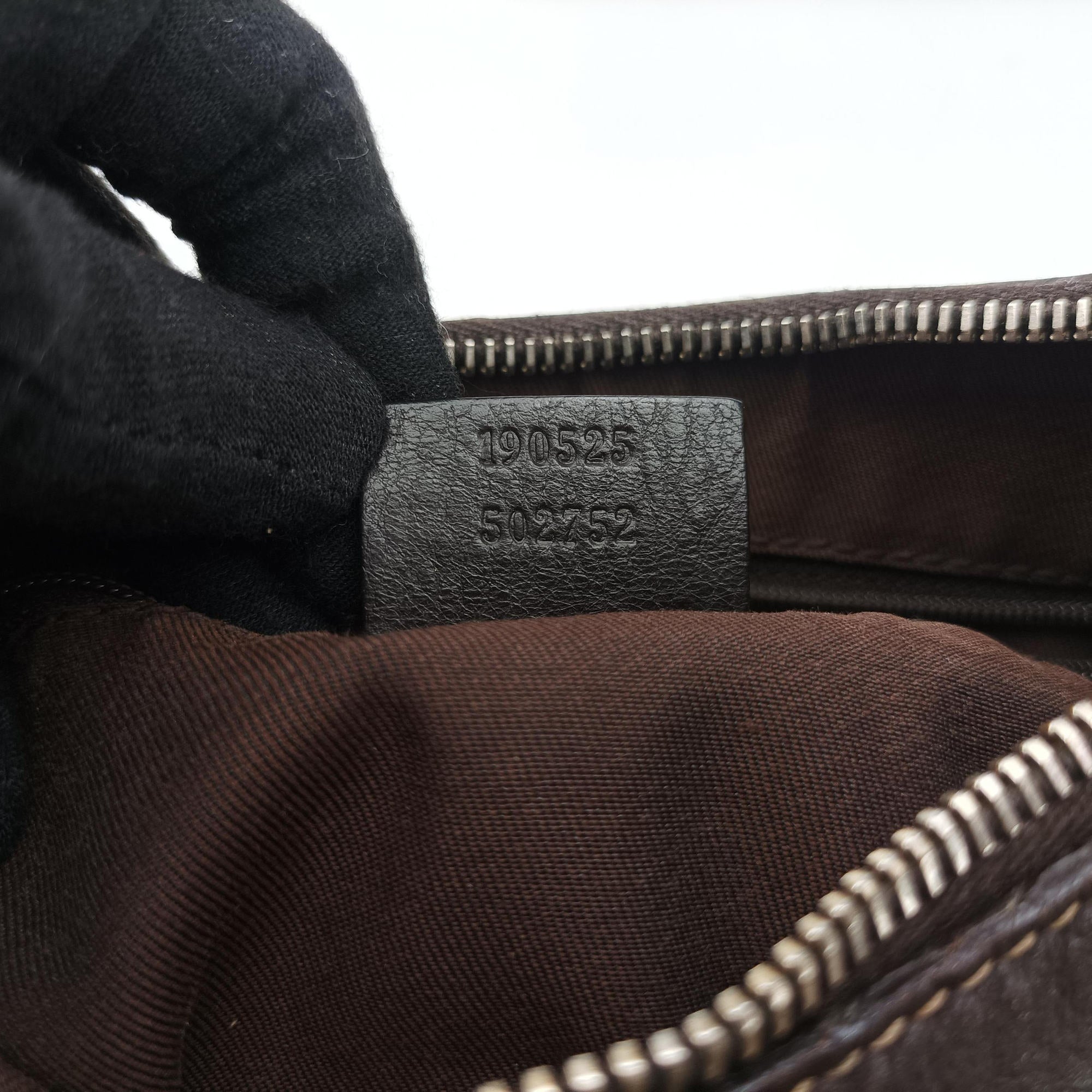 Secondhand Gucci Abbey D-ring Hobo Brown Leather×canvas 190525 shoulderbag | stylenewstar