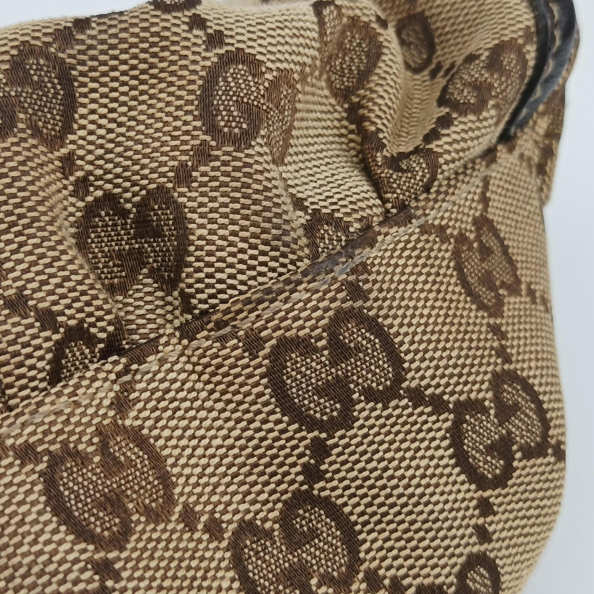 Secondhand Gucci Abbey D-ring Hobo Brown Leather×canvas 190525 shoulderbag | stylenewstar