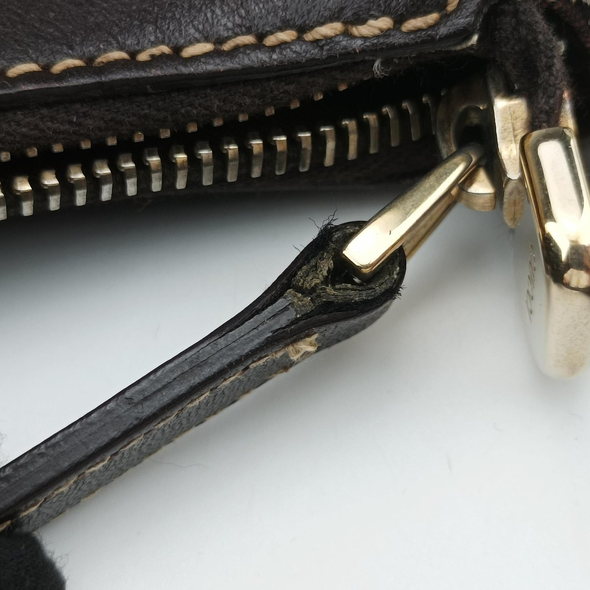 Secondhand Gucci Abbey D-ring Hobo Brown Leather×canvas 190525 shoulderbag | stylenewstar