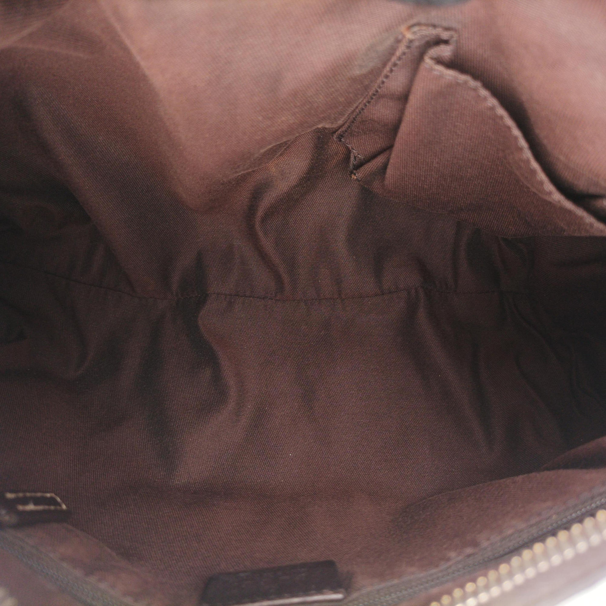 Secondhand Gucci Abbey D-ring Hobo Brown Leather×canvas 190525 shoulderbag | stylenewstar