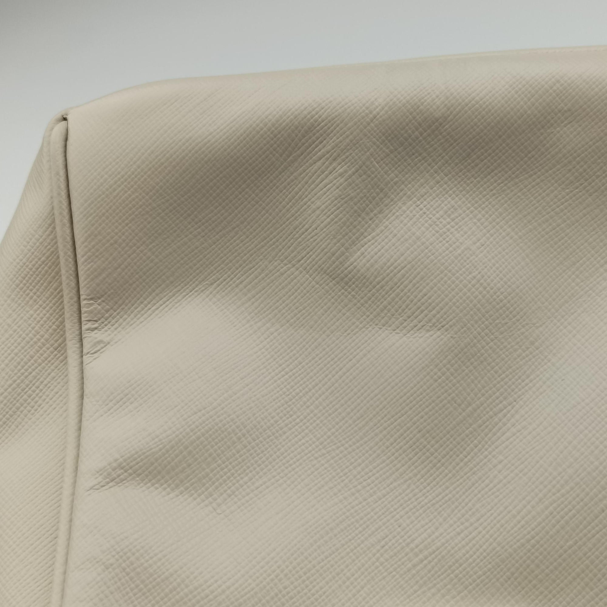 Pre-owned Prada Galleria White SAFFIANO Leather BN1801 shoulderbag | stylenewstar