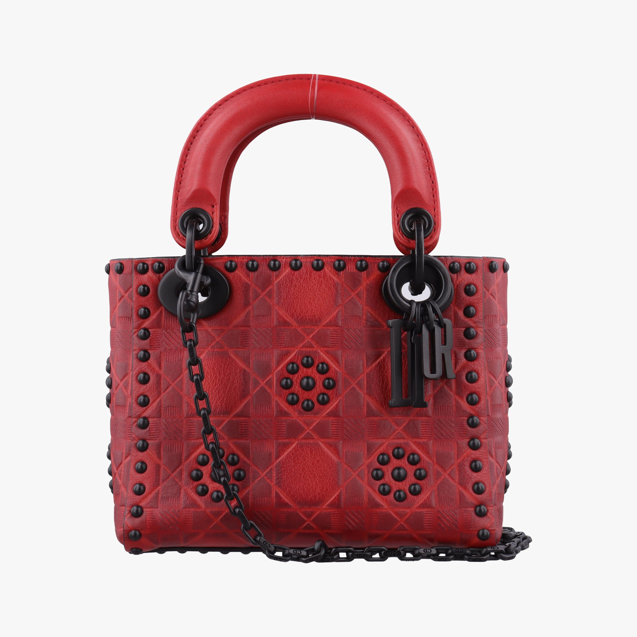 Secondhand Christian Dior Lady Dior Red Leather  shoulderbag | stylenewstar