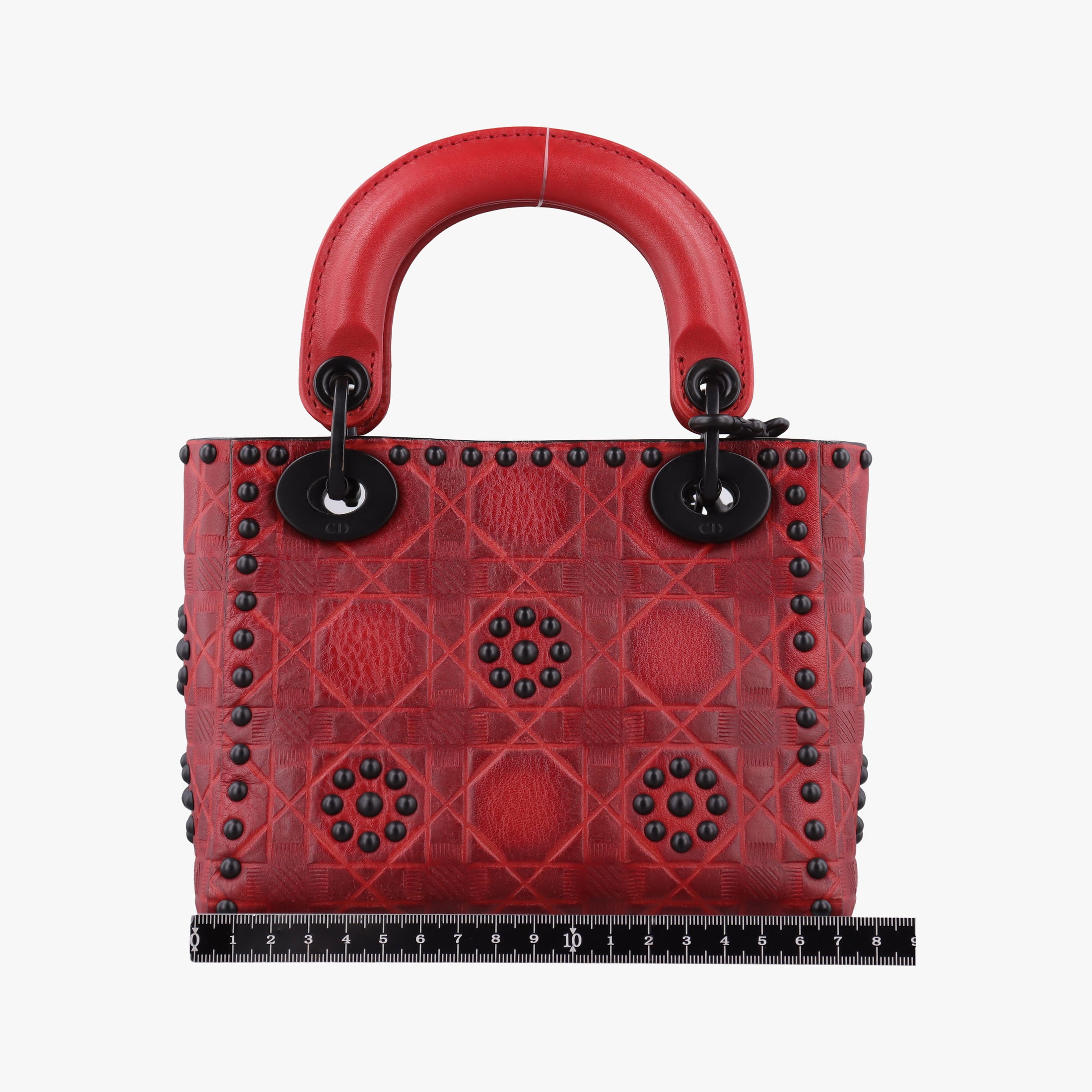Secondhand Christian Dior Lady Dior Red Leather  shoulderbag | stylenewstar