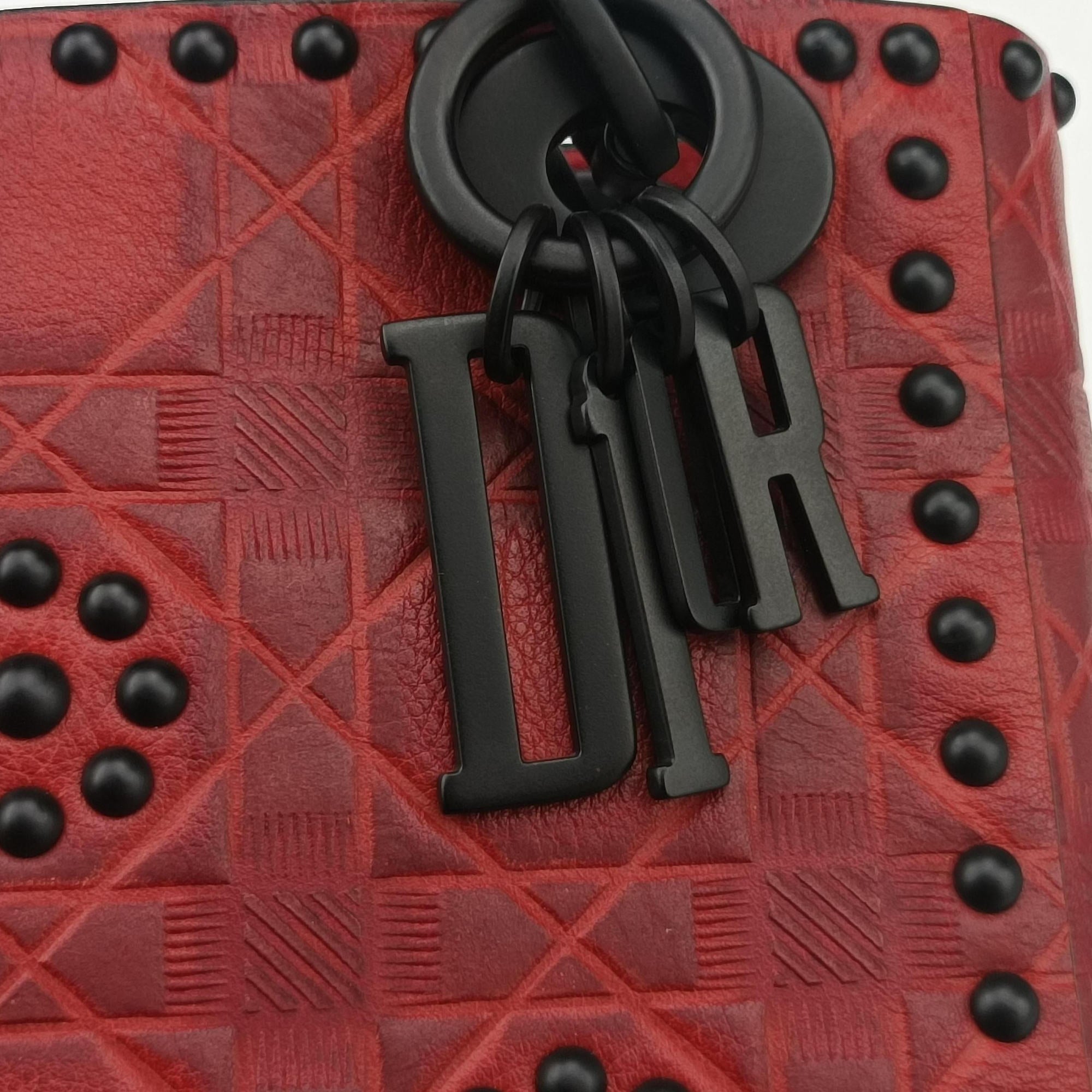Secondhand Christian Dior Lady Dior Red Leather  shoulderbag | stylenewstar