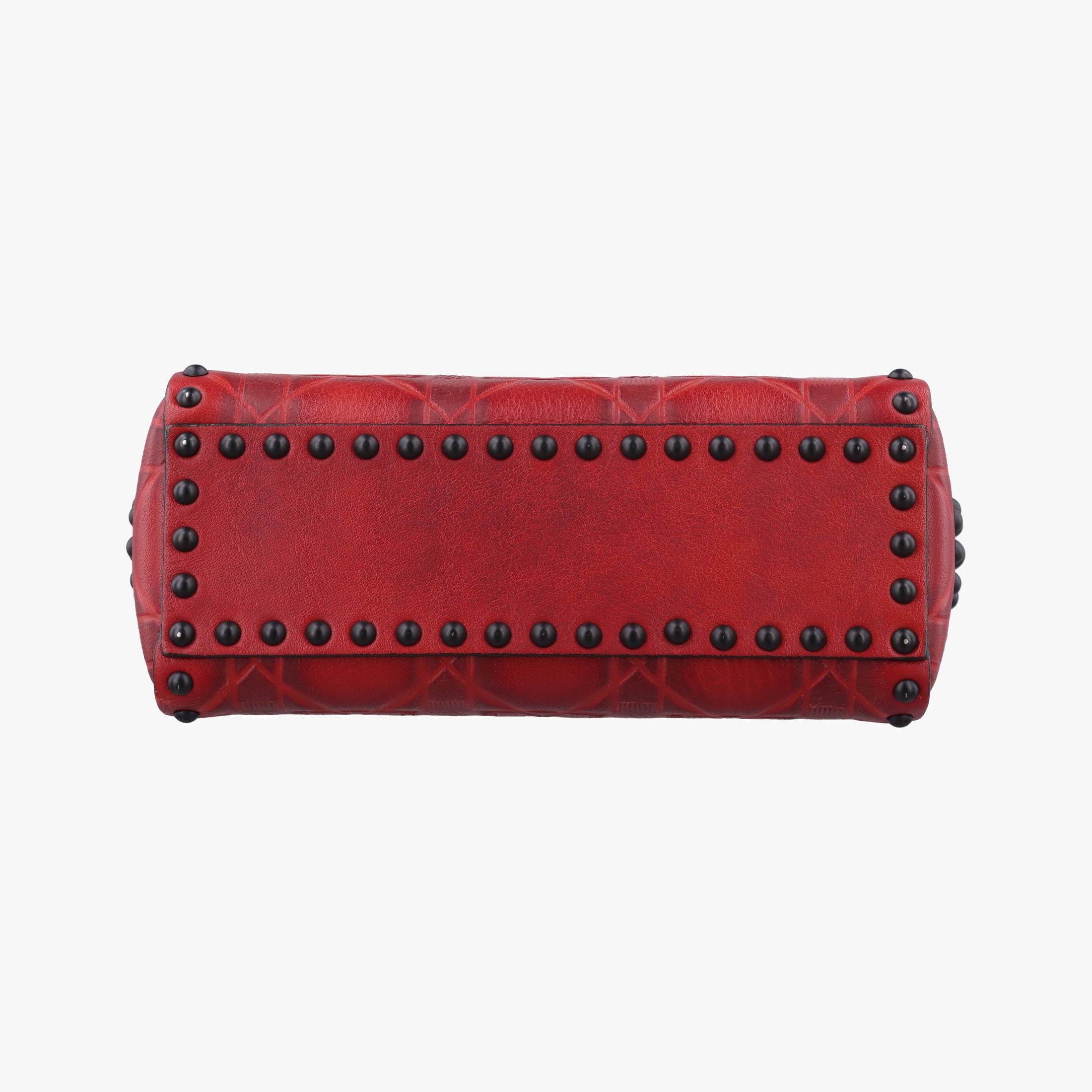 Secondhand Christian Dior Lady Dior Red Leather  shoulderbag | stylenewstar