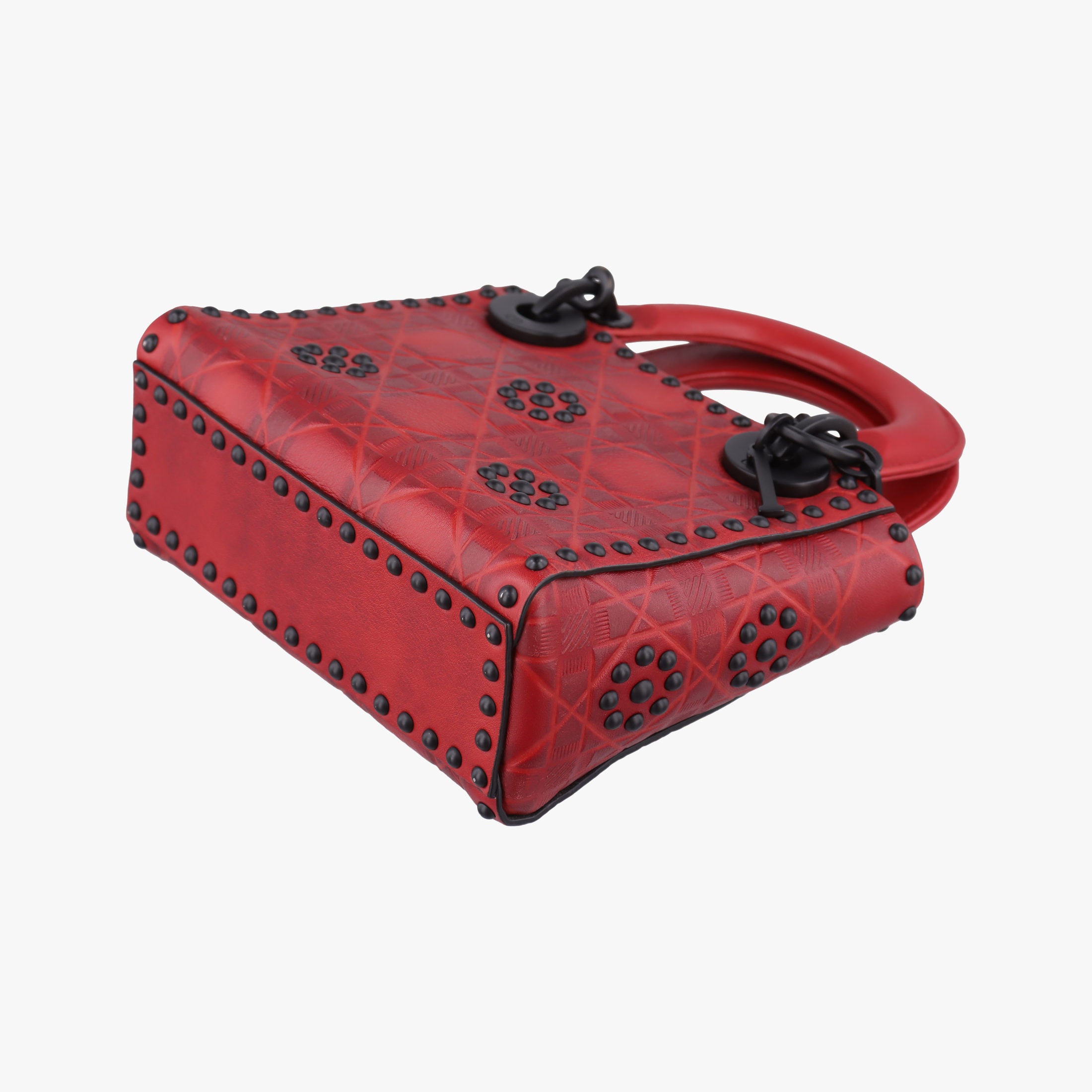 Secondhand Christian Dior Lady Dior Red Leather  shoulderbag | stylenewstar