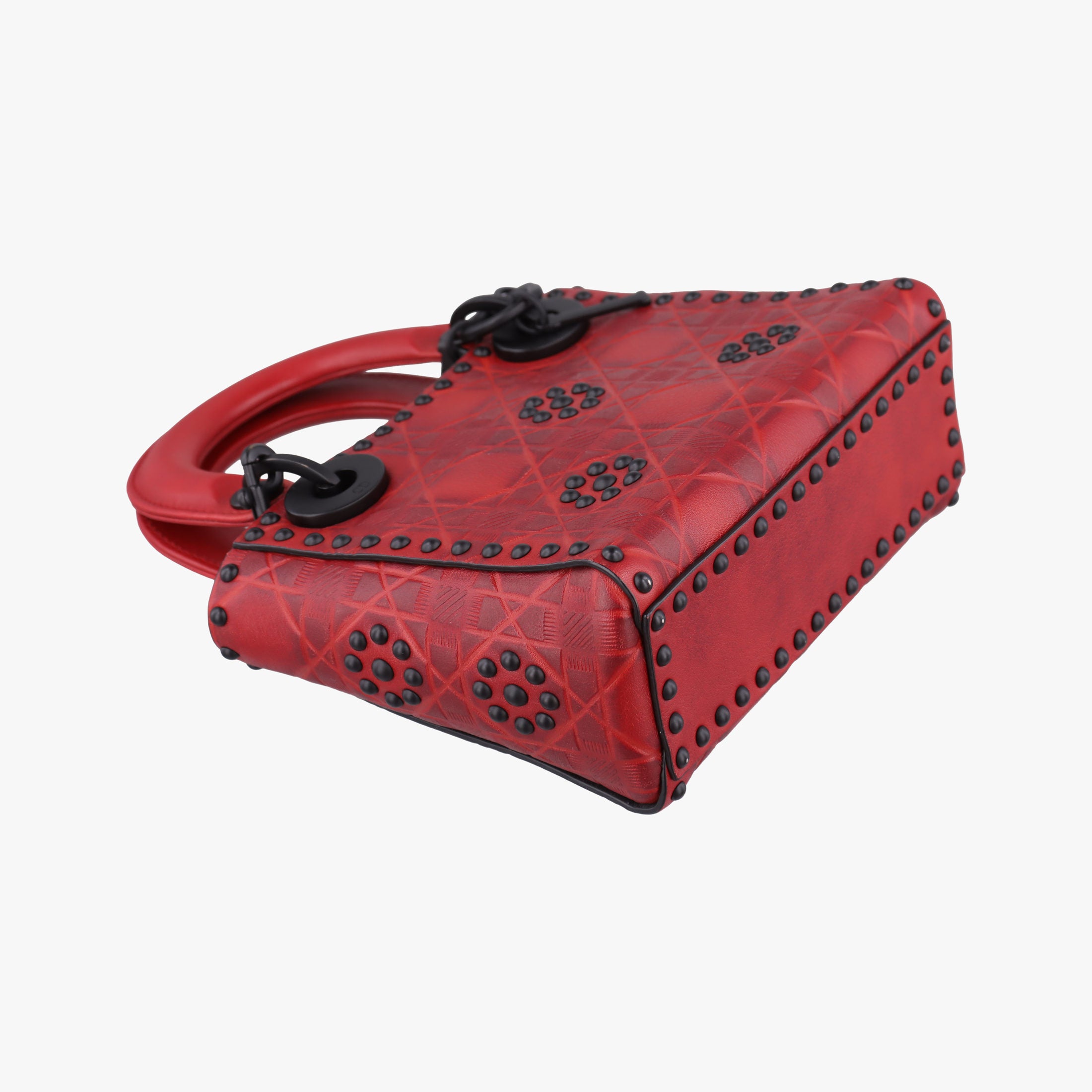 Secondhand Christian Dior Lady Dior Red Leather  shoulderbag | stylenewstar