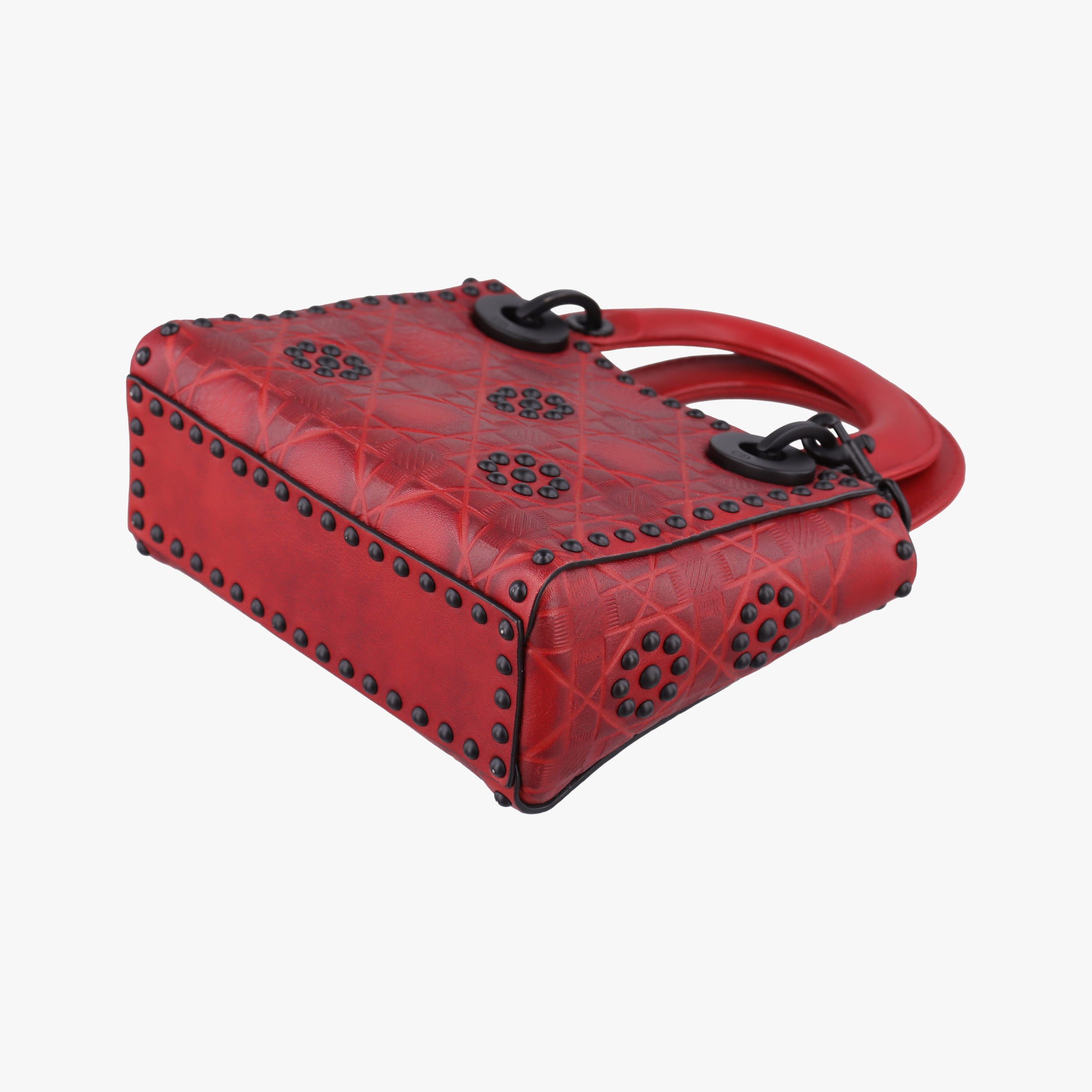 Secondhand Christian Dior Lady Dior Red Leather  shoulderbag | stylenewstar