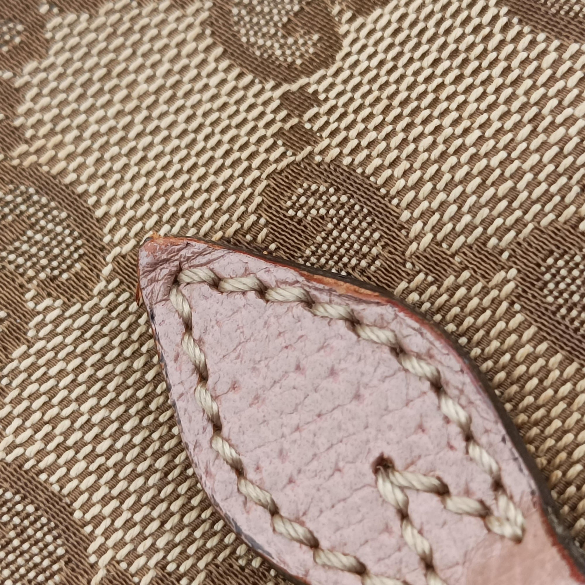 Vintage Gucci Bree Beige×pink Canvas×Leather 323671 handbag | stylenewstar