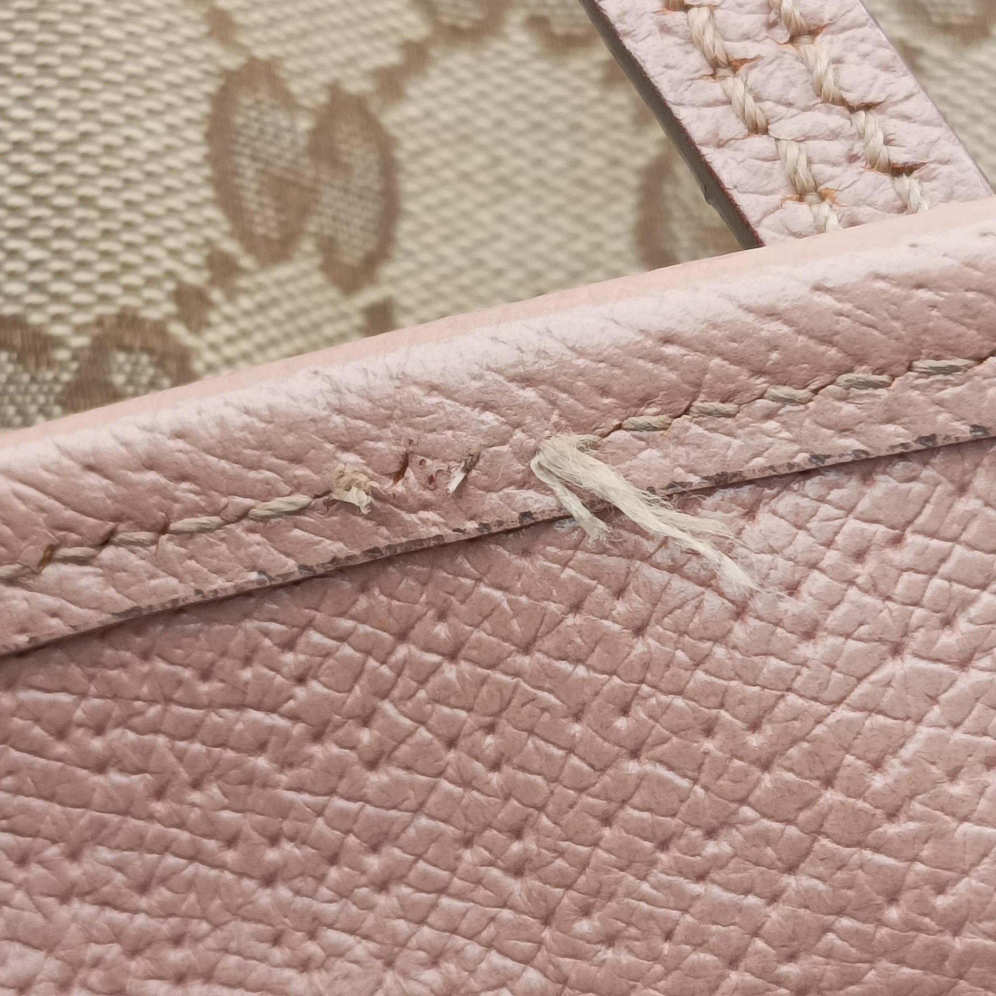 Vintage Gucci Bree Beige×pink Canvas×Leather 323671 handbag | stylenewstar