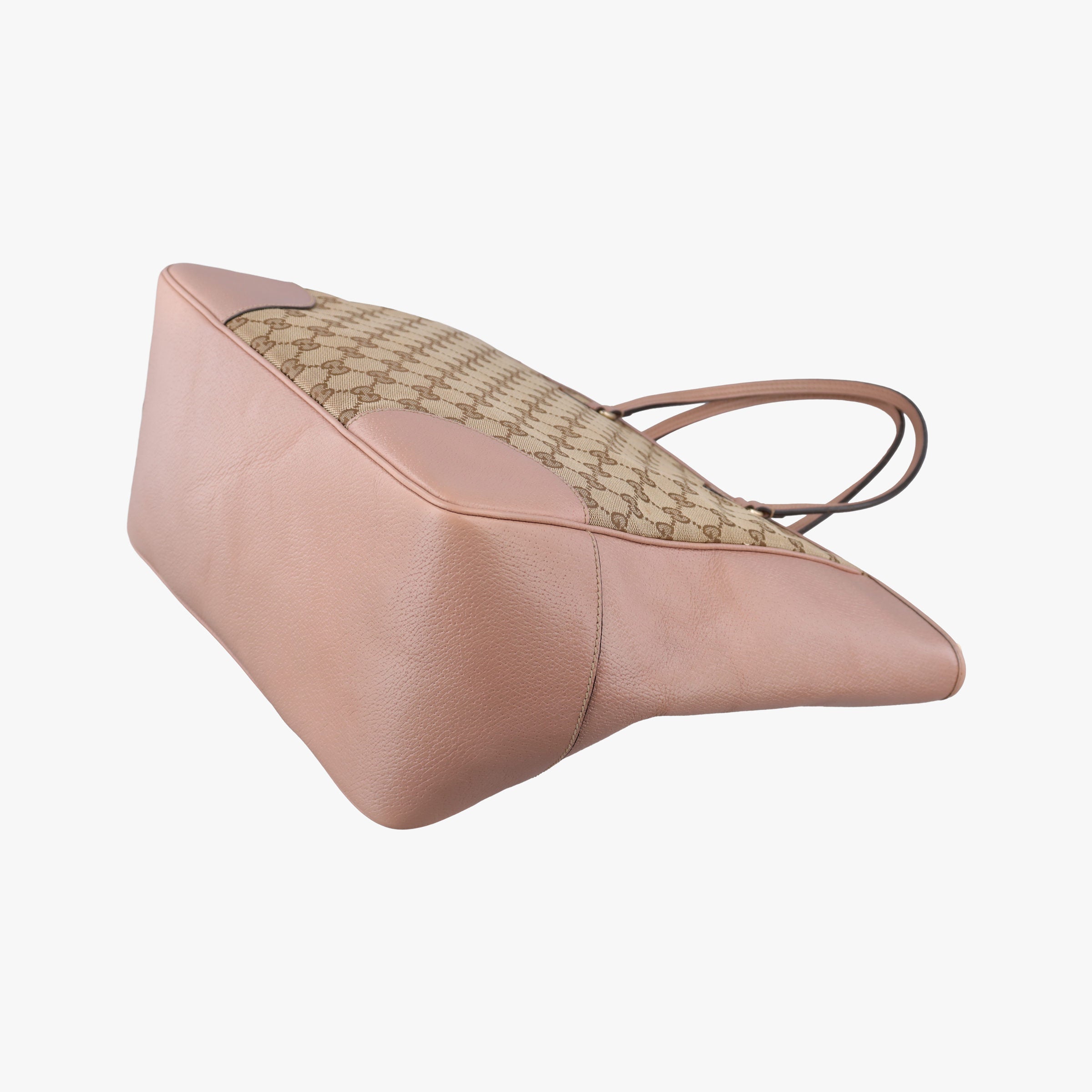 Vintage Gucci Bree Beige×pink Canvas×Leather 323671 handbag | stylenewstar