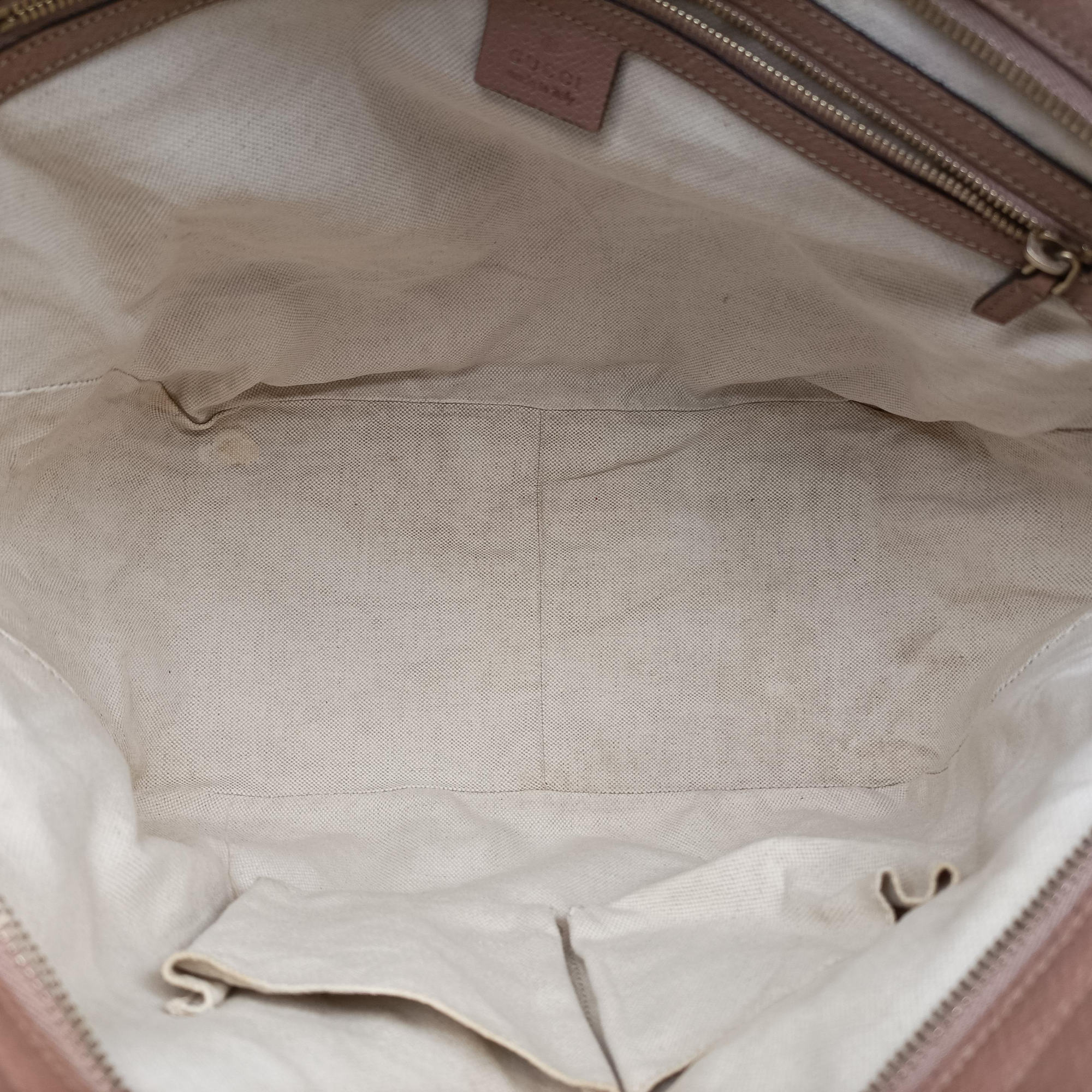 Vintage Gucci Bree Beige×pink Canvas×Leather 323671 handbag | stylenewstar