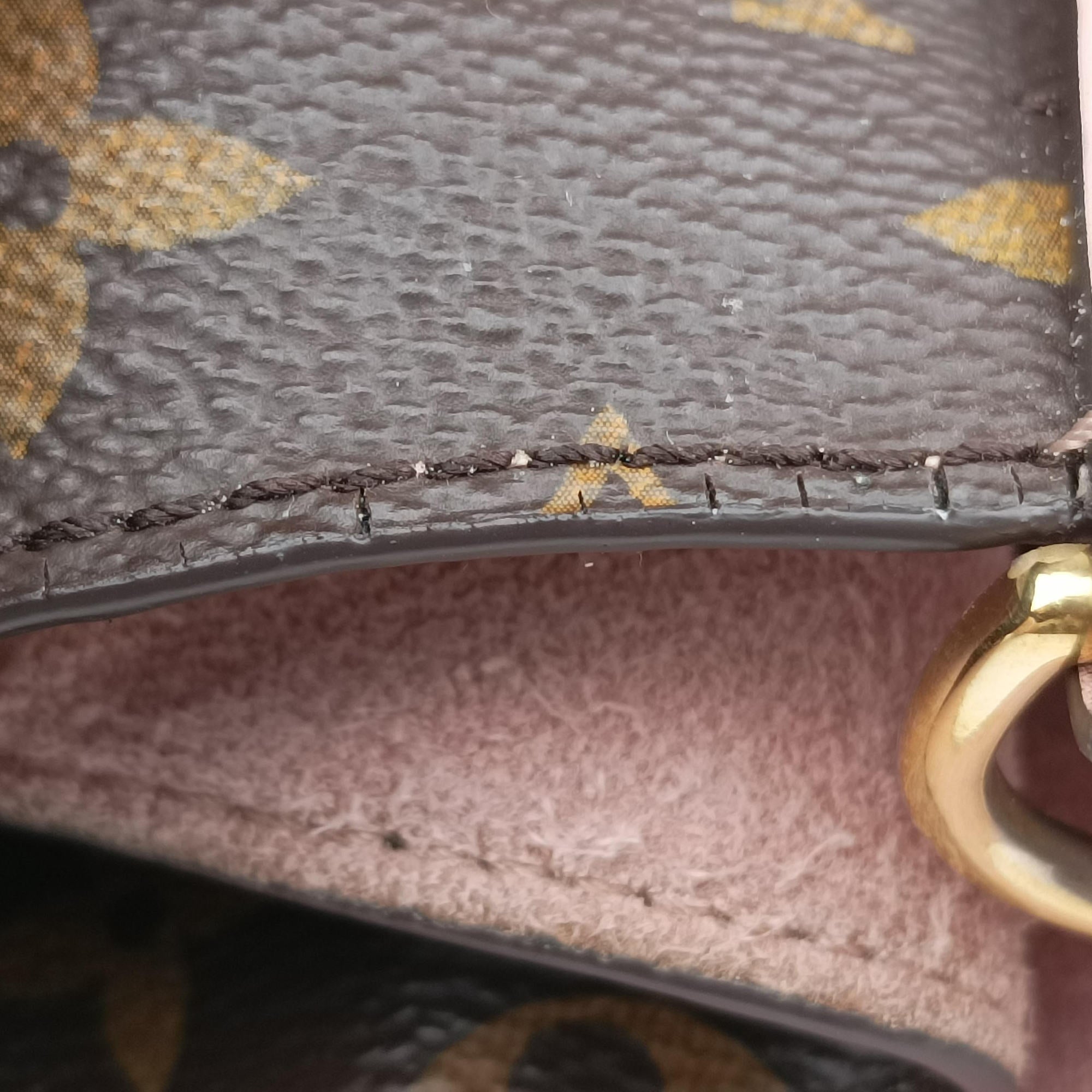 Vintage Louis Vuitton NeoNoe BROWN×Rose Poodle Monogram Canvas M44022 shoulderbag | stylenewstar