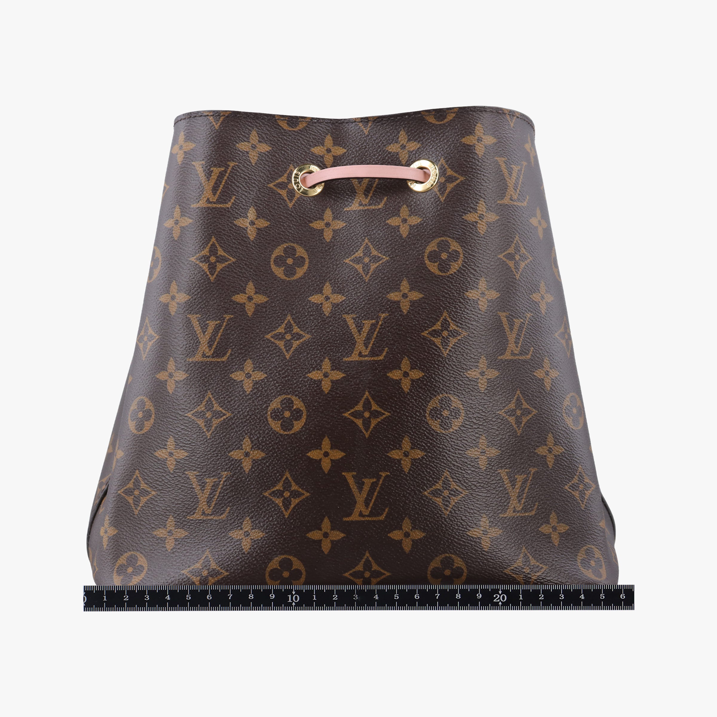 Vintage Louis Vuitton NeoNoe BROWN×Rose Poodle Monogram Canvas M44022 shoulderbag | stylenewstar