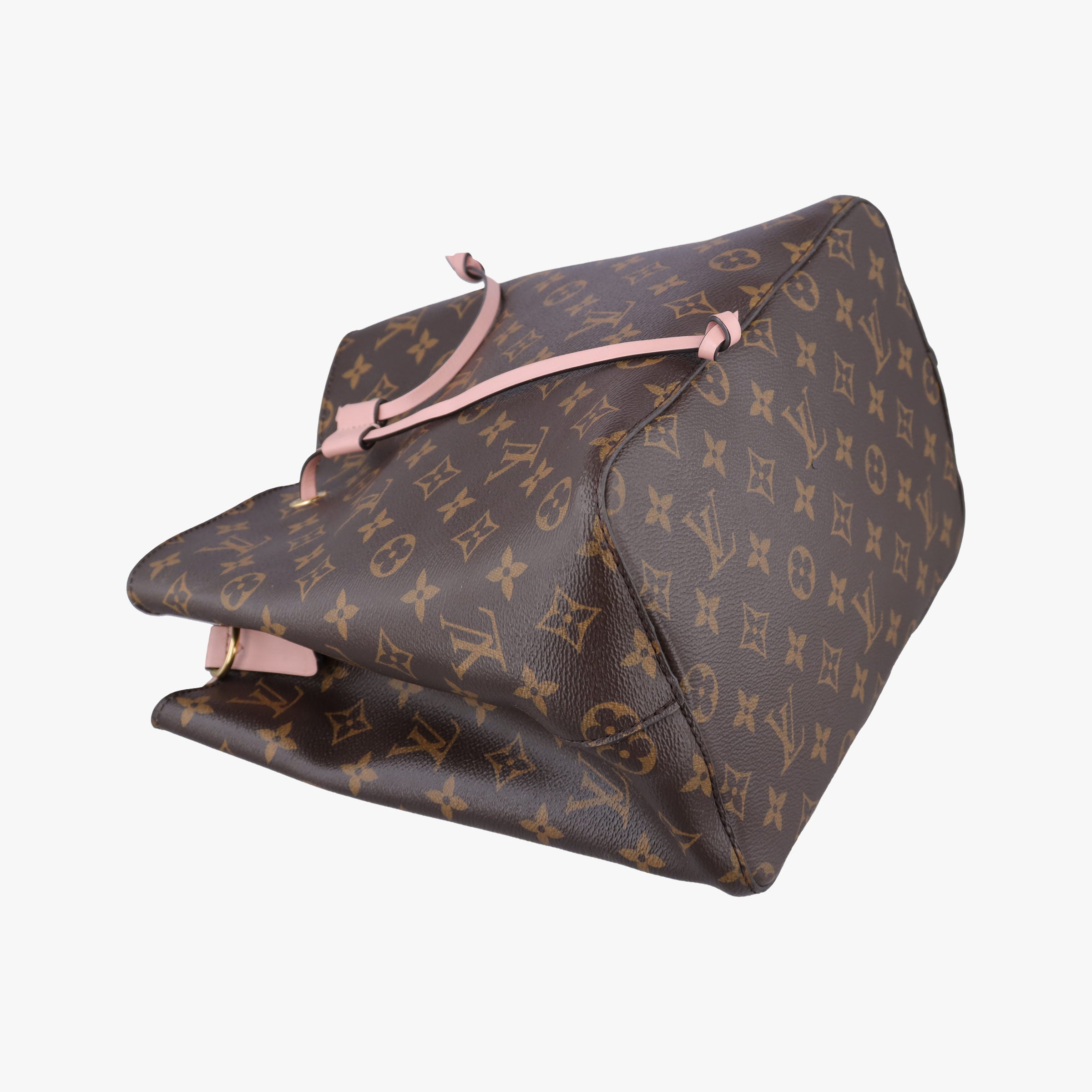 Vintage Louis Vuitton NeoNoe BROWN×Rose Poodle Monogram Canvas M44022 shoulderbag | stylenewstar