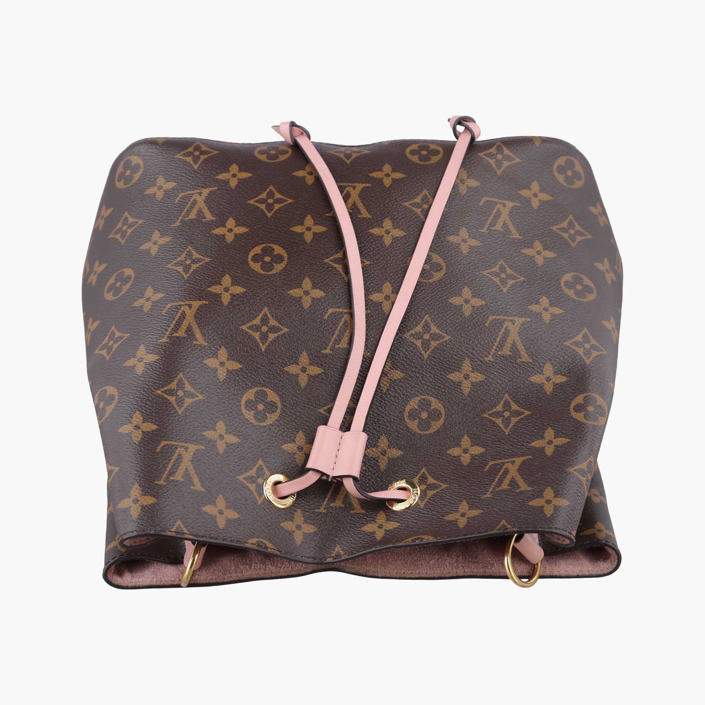 Vintage Louis Vuitton NeoNoe BROWN×Rose Poodle Monogram Canvas M44022 shoulderbag | stylenewstar